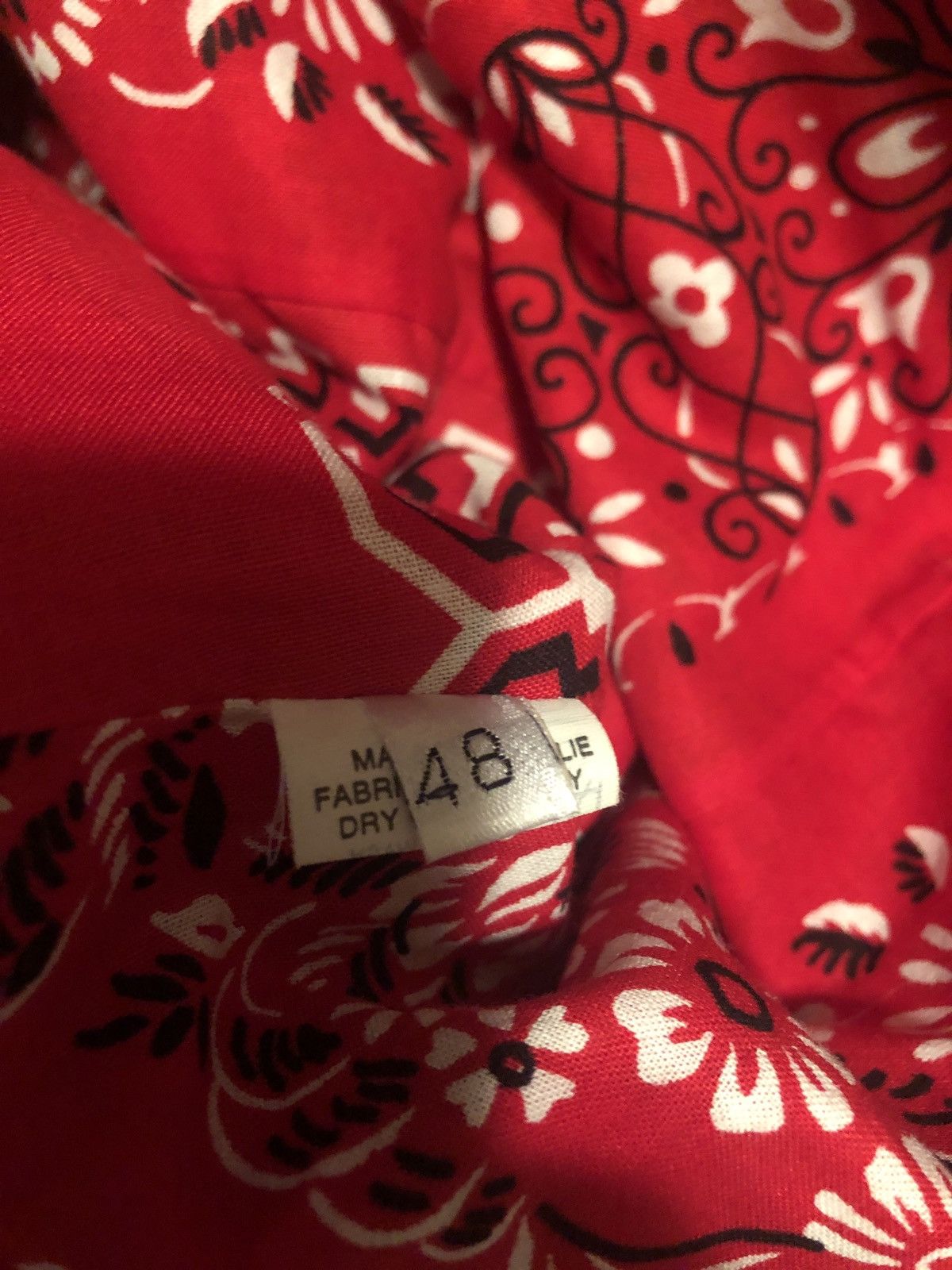 Dolce & Gabbana Red Paisley Bandana Vest Size US M / EU 48-50 / 2 - 3 Thumbnail