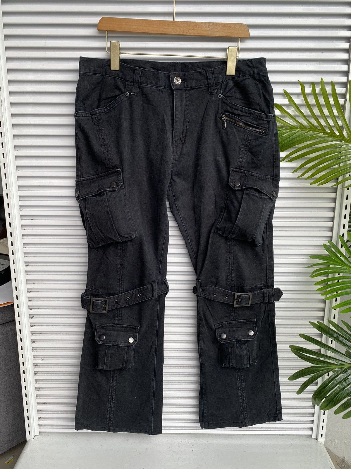 Japanese Brand Vintage Semantic Design Tactical Bondage Multi Pocket Size US 35 - 2 Thumbnail