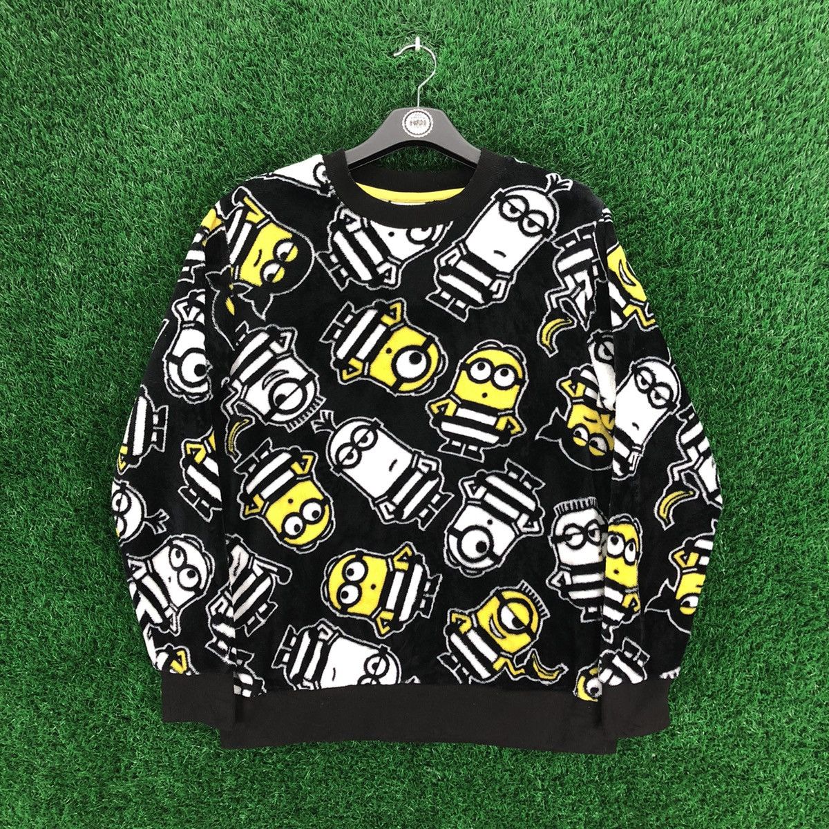 Despicable Me Minion Made Full Print Fleece Sweater