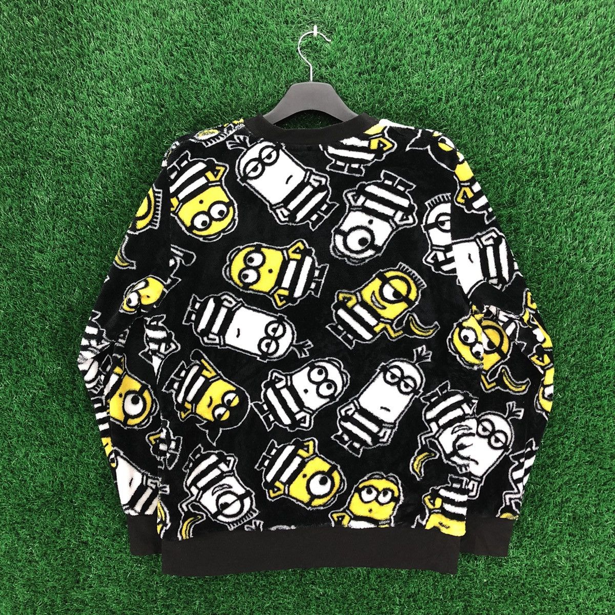 Cartoon Network Despicable Me Minion Made Full Print Fleece Sweater Size US L / EU 52-54 / 3 - 4 Thumbnail