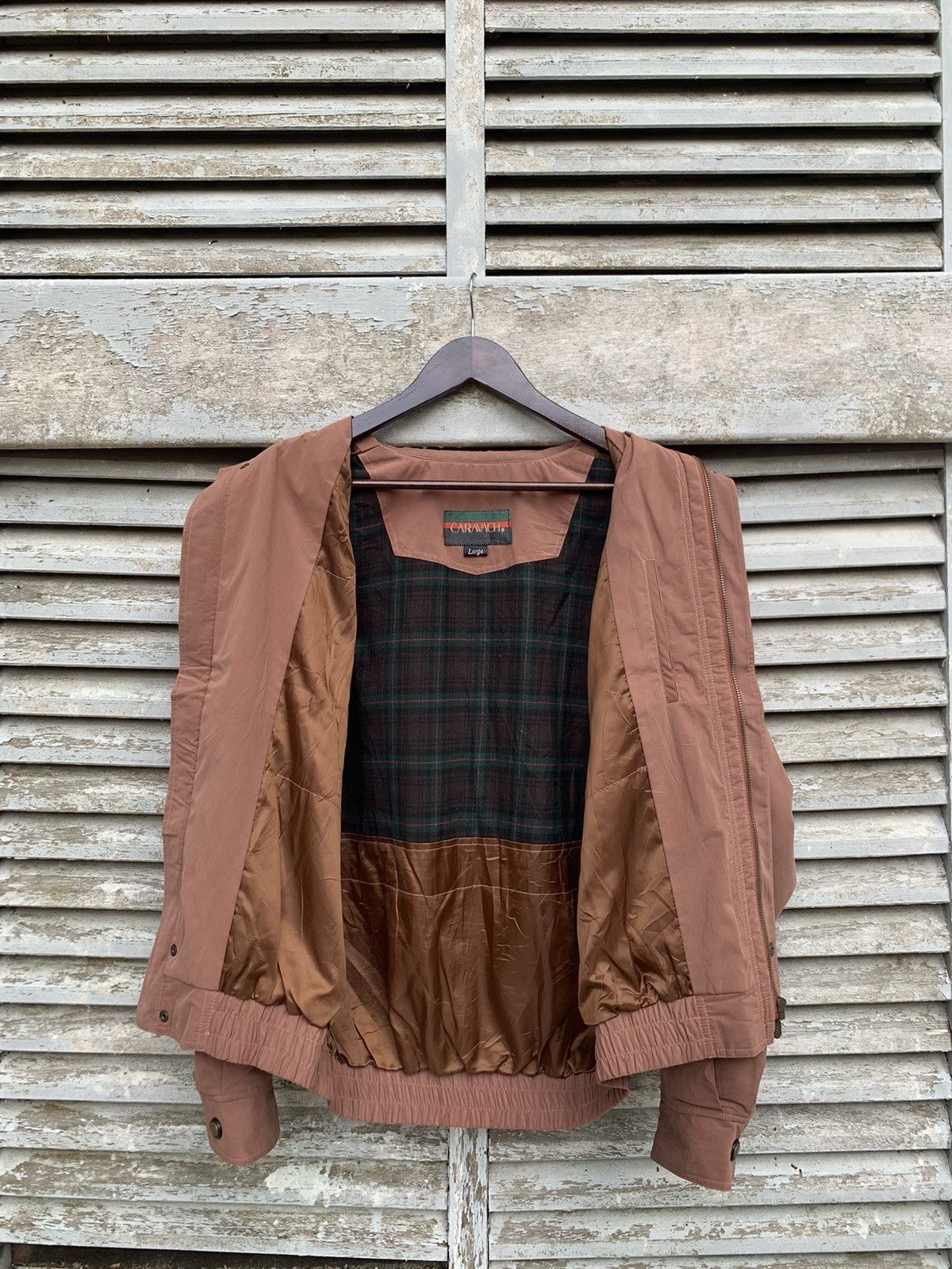 Japanese Brand 👹Caravach Maroon Beautiful Bomber Jacket Size US L / EU 52-54 / 3 - 8 Thumbnail