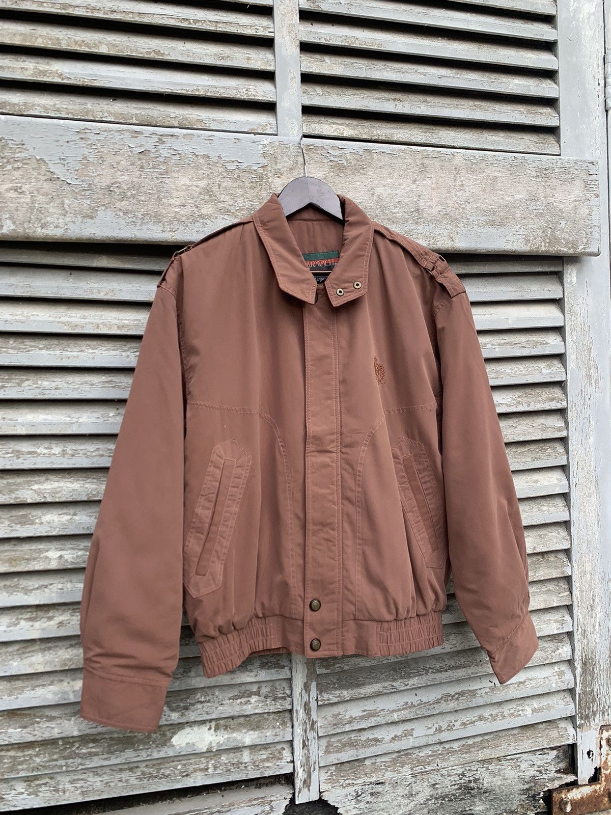 Japanese Brand 👹Caravach Maroon Beautiful Bomber Jacket Size US L / EU 52-54 / 3 - 2 Thumbnail