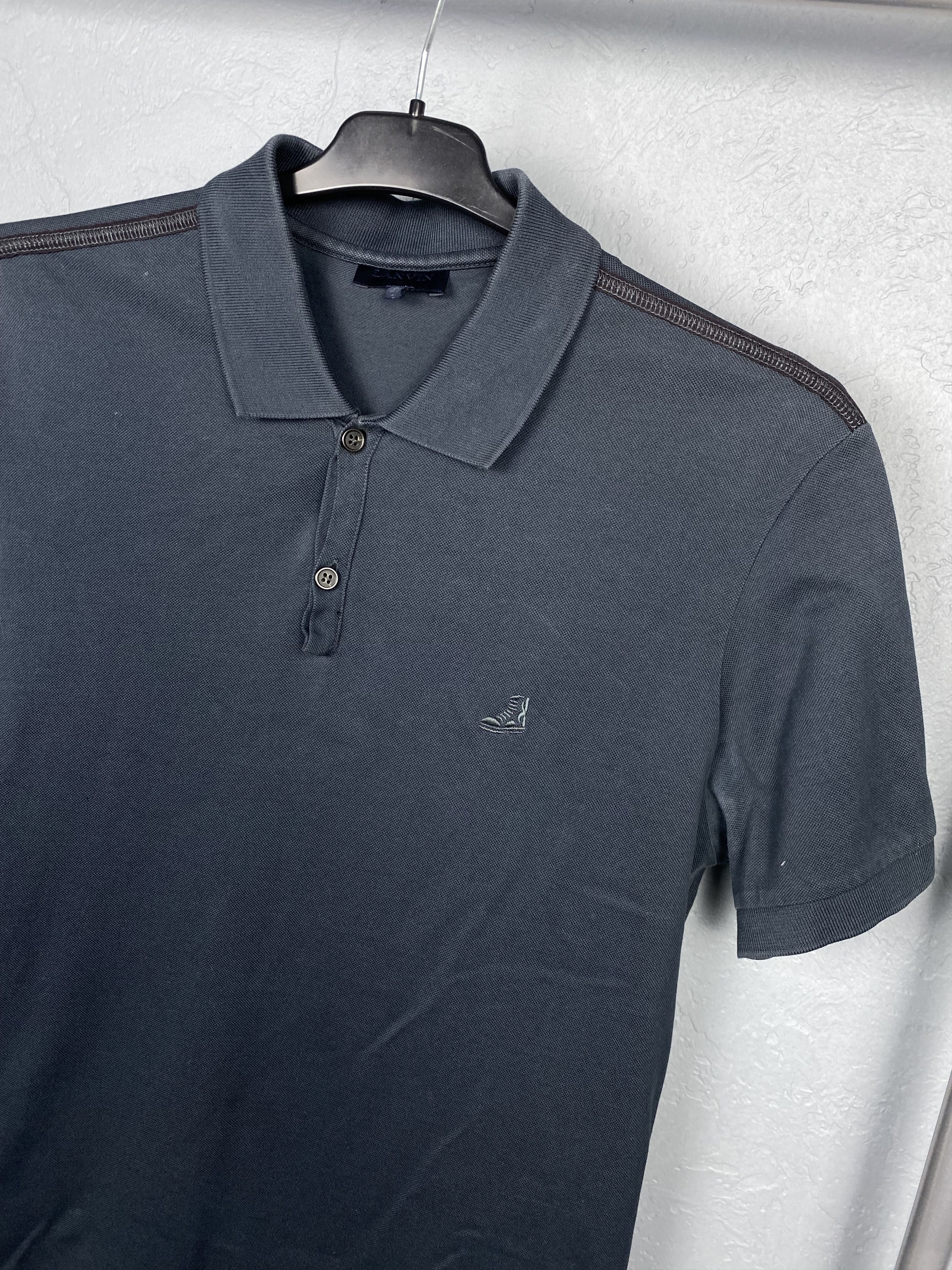 Lanvin Lanvin Vintage Mens Polo Shirt Size US M / EU 48-50 / 2 - 2 Thumbnail