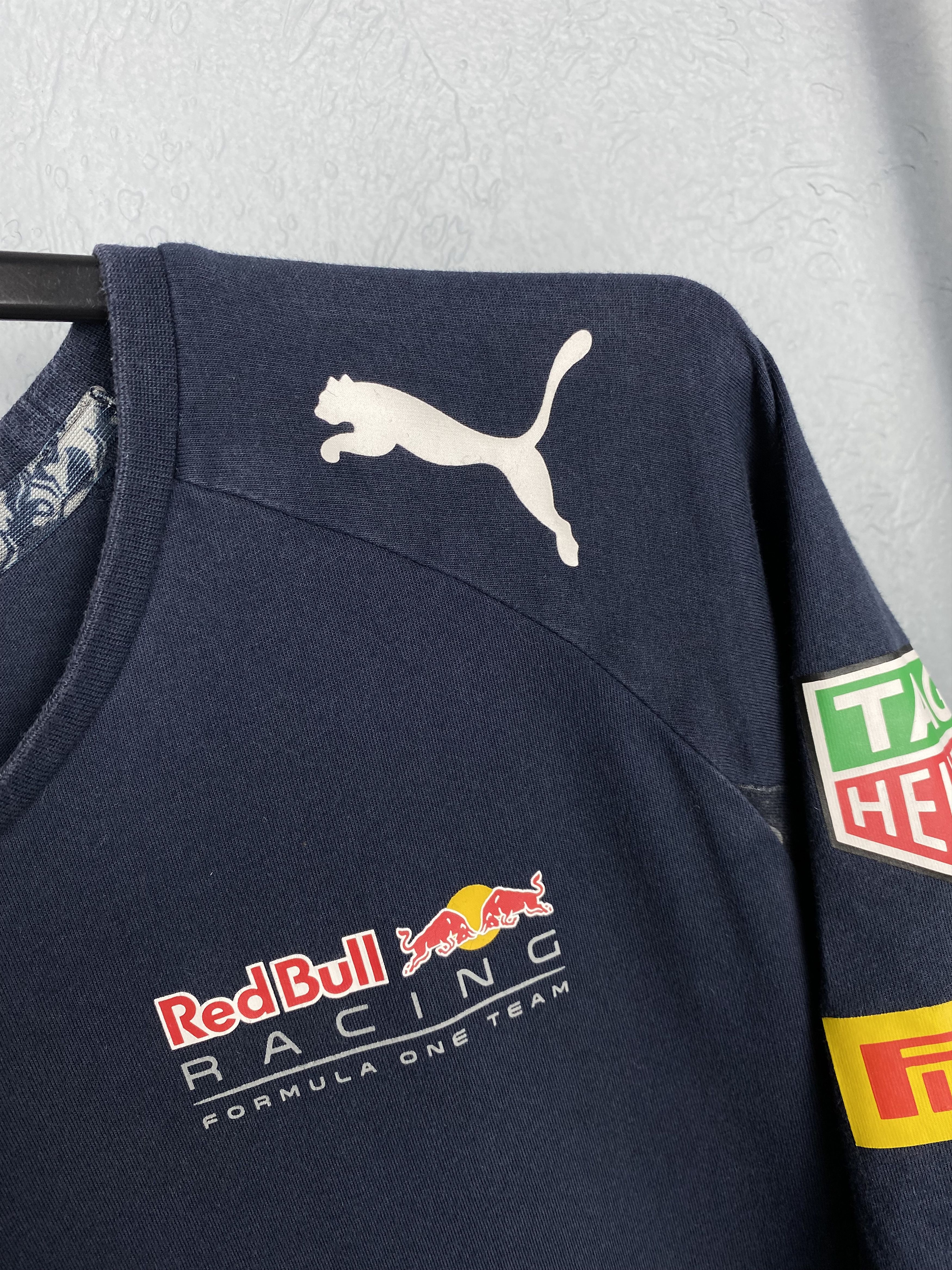 Puma Puma Red Bull Vintage Faded Racing Mens T-Shirt Tee Size US L / EU 52-54 / 3 - 4 Thumbnail