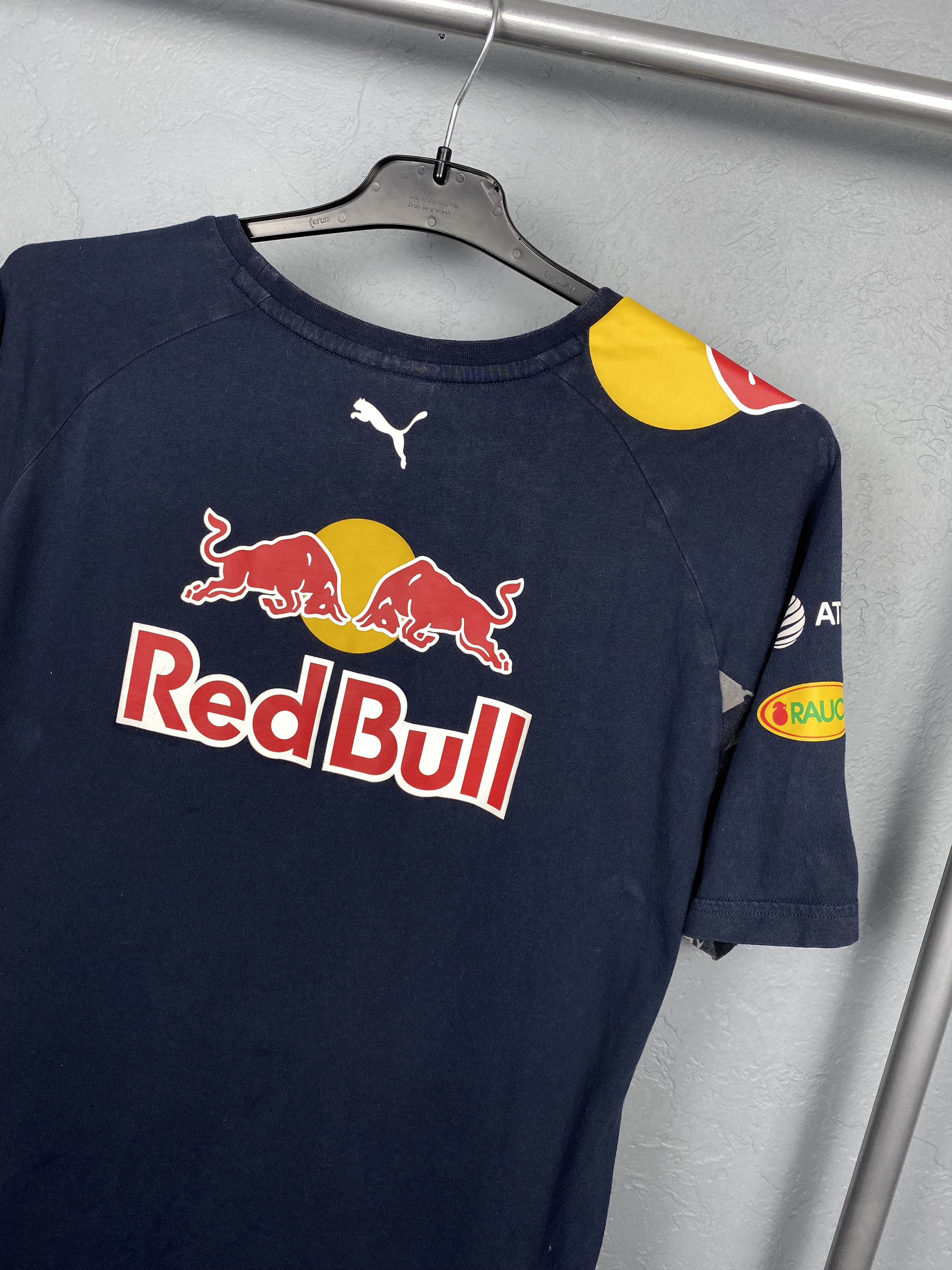 Puma Puma Red Bull Vintage Faded Racing Mens T-Shirt Tee Size US L / EU 52-54 / 3 - 12 Thumbnail