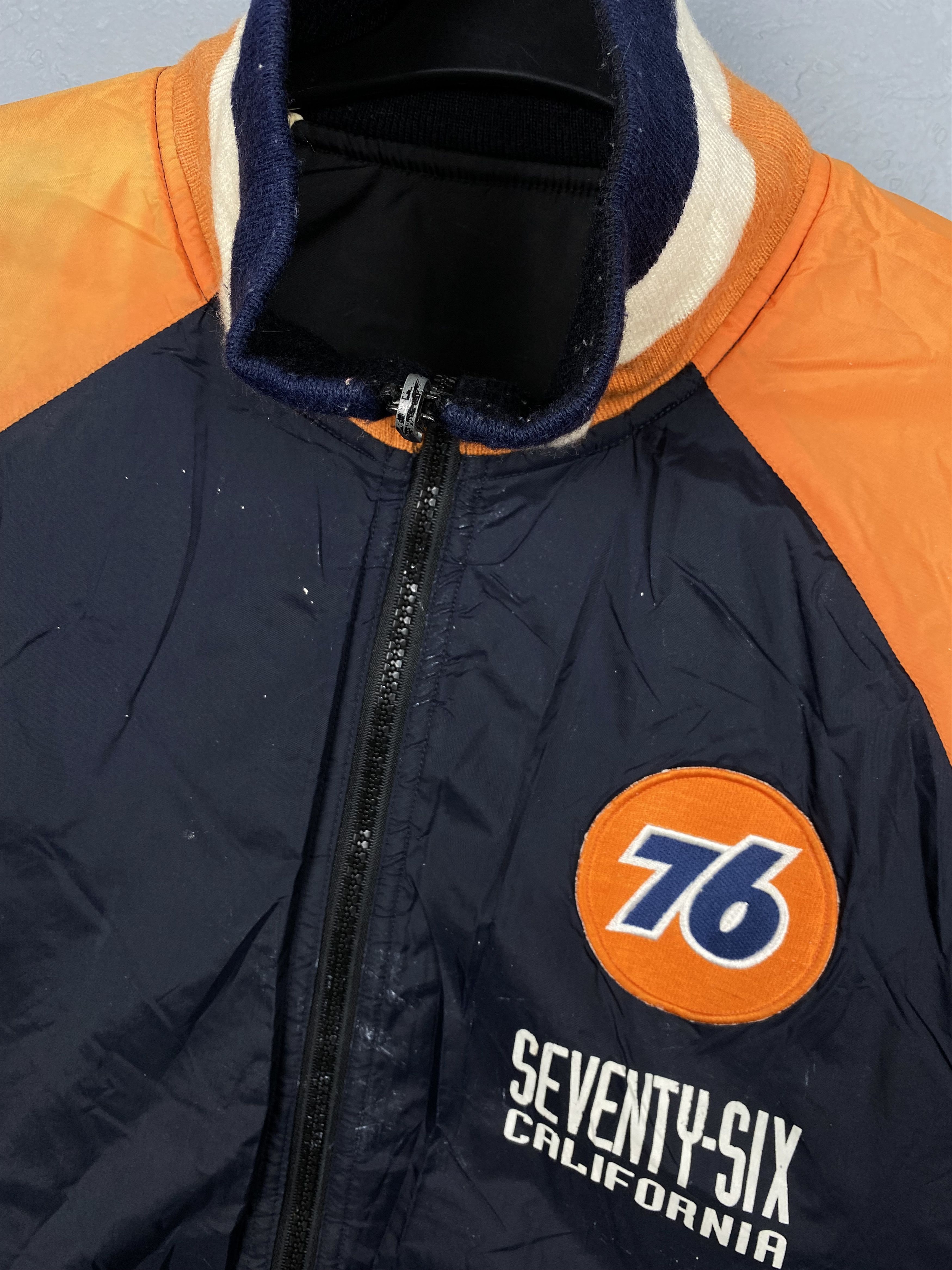 Vintage 76 Lubricant Authorized USC Limited Bomber Reversible Jacket Size US L / EU 52-54 / 3 - 4 Thumbnail
