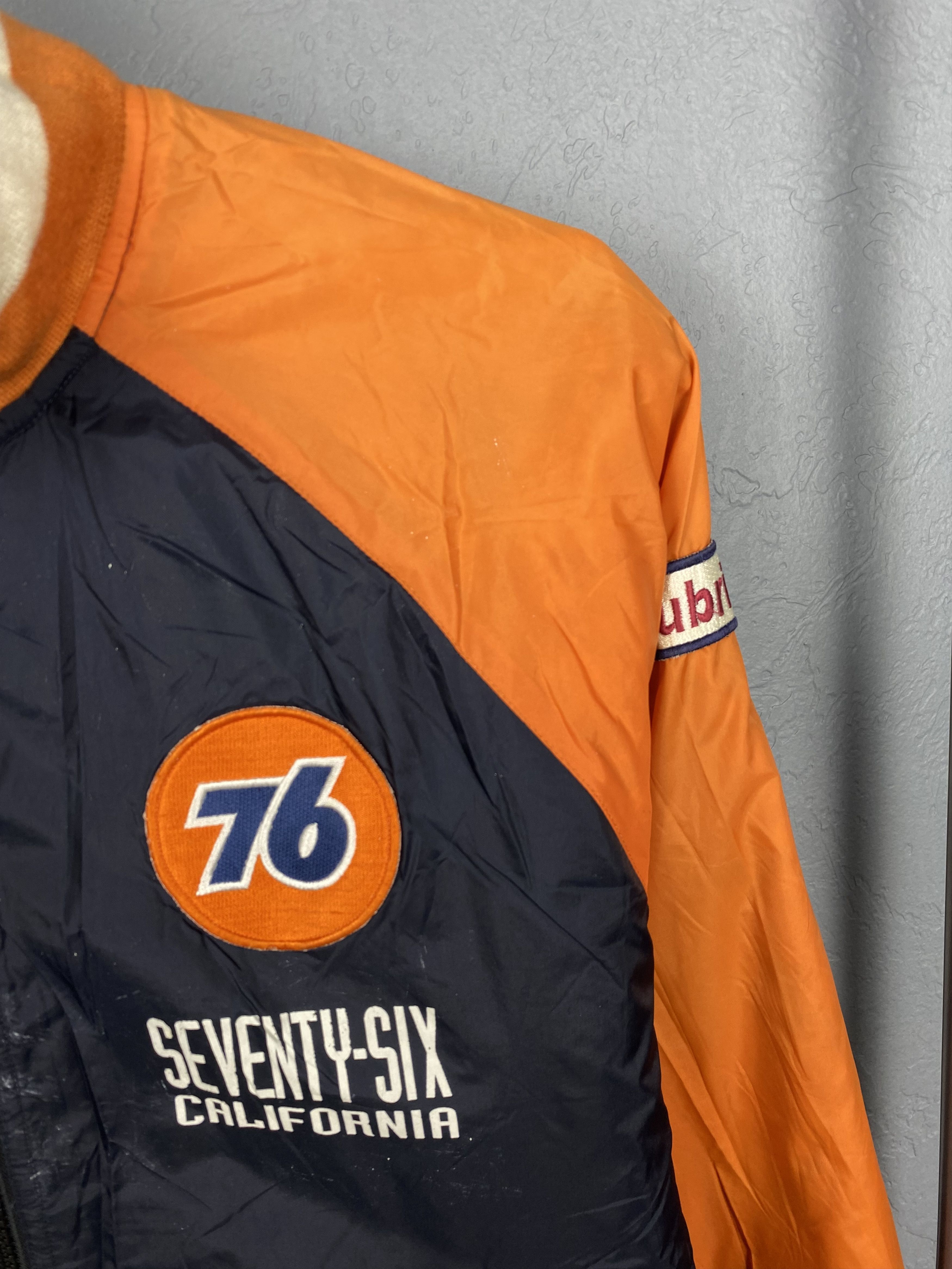 Vintage 76 Lubricant Authorized USC Limited Bomber Reversible Jacket Size US L / EU 52-54 / 3 - 3 Thumbnail