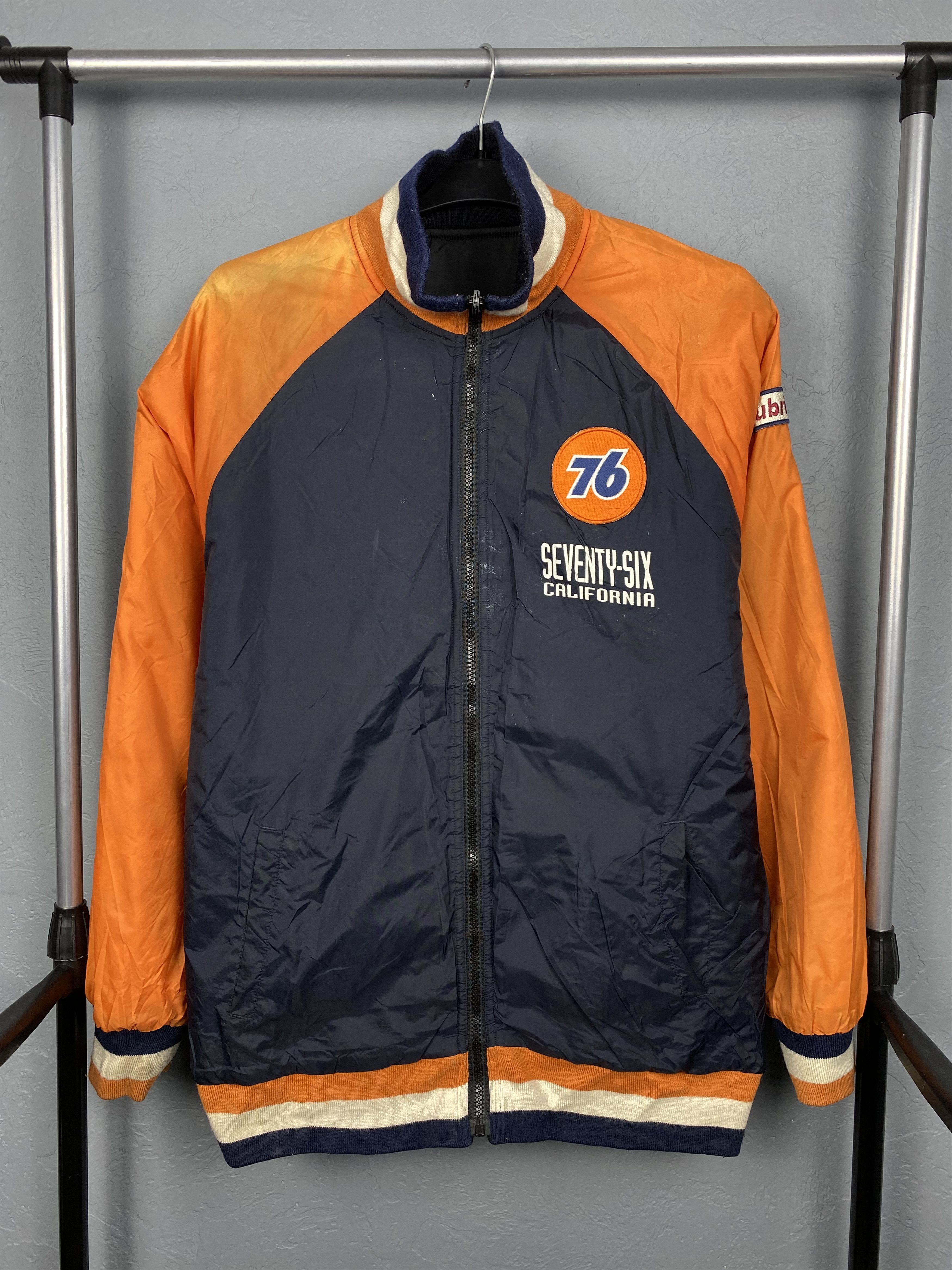 Vintage 76 Lubricant Authorized USC Limited Bomber Reversible Jacket Size US L / EU 52-54 / 3 - 1 Thumbnail