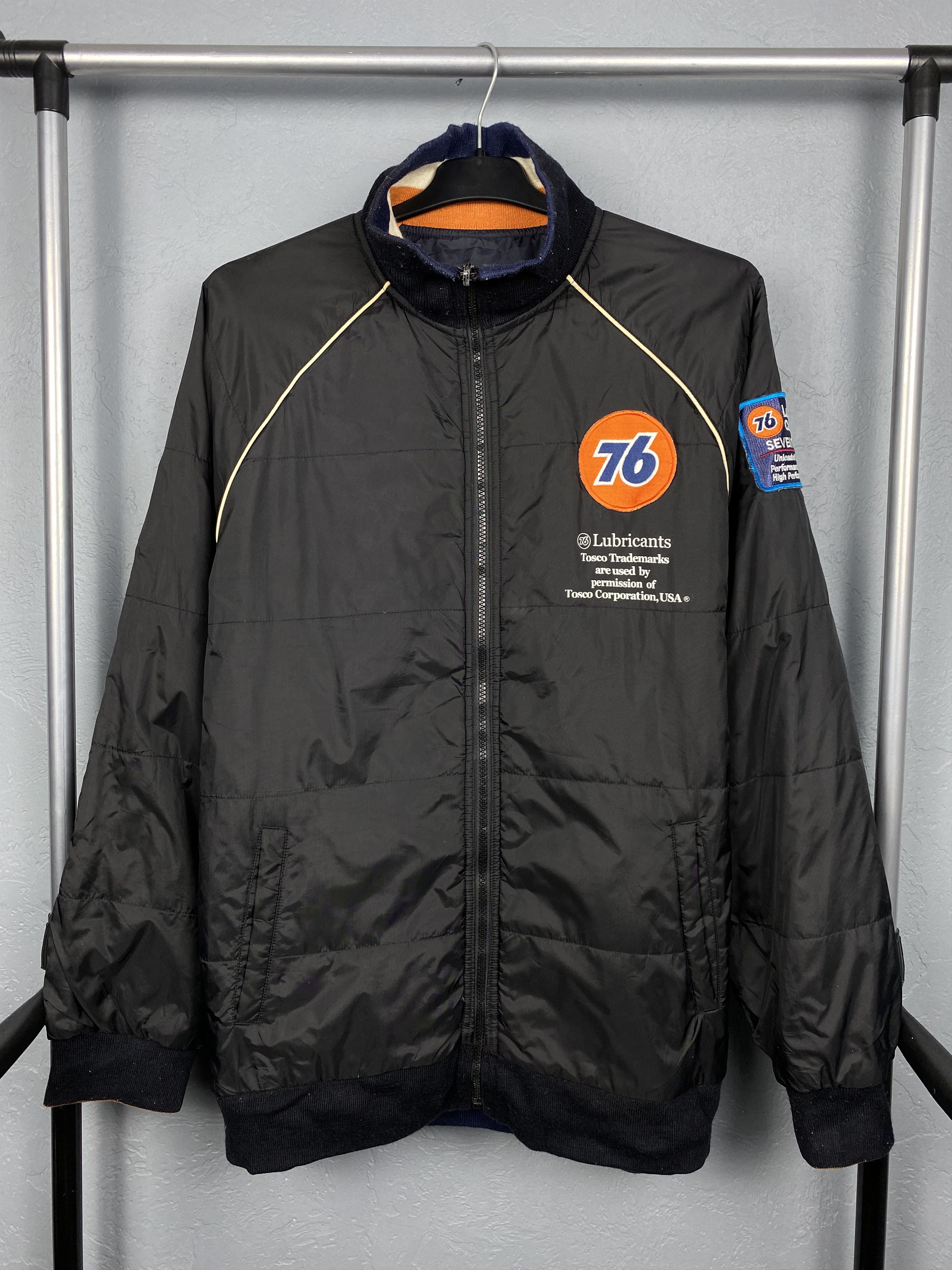 Vintage 76 Lubricant Authorized USC Limited Bomber Reversible Jacket Size US L / EU 52-54 / 3 - 8 Thumbnail