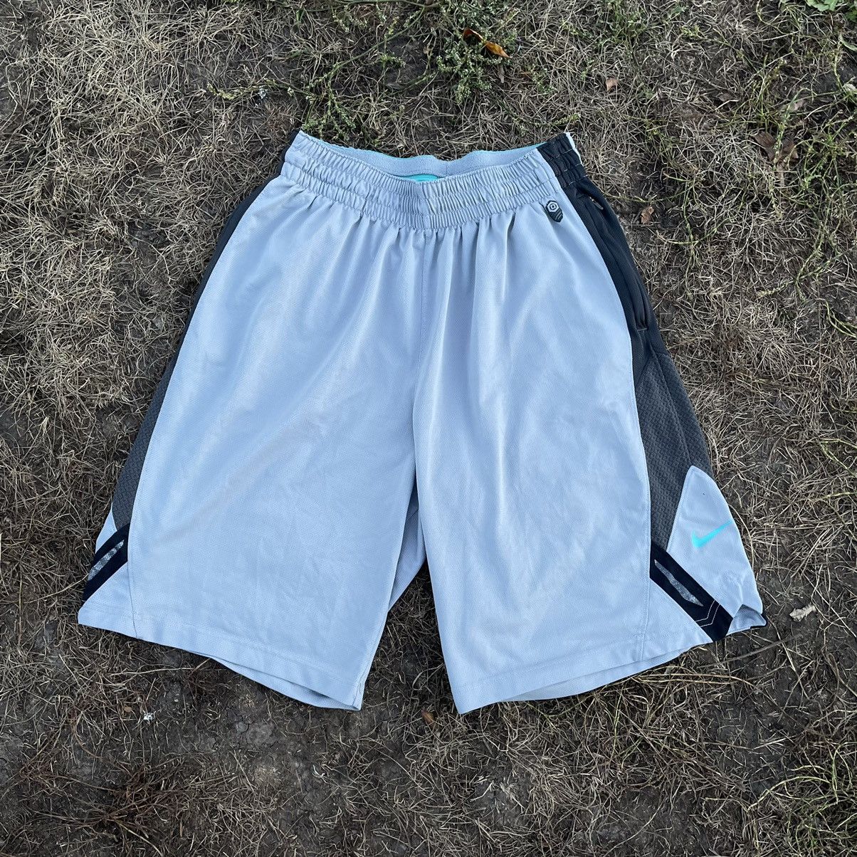 Nike Vintage Y2K Drill Nike Swoosh Logo Shorts Streetwear 90s Size US 34 / EU 50 - 1 Thumbnail