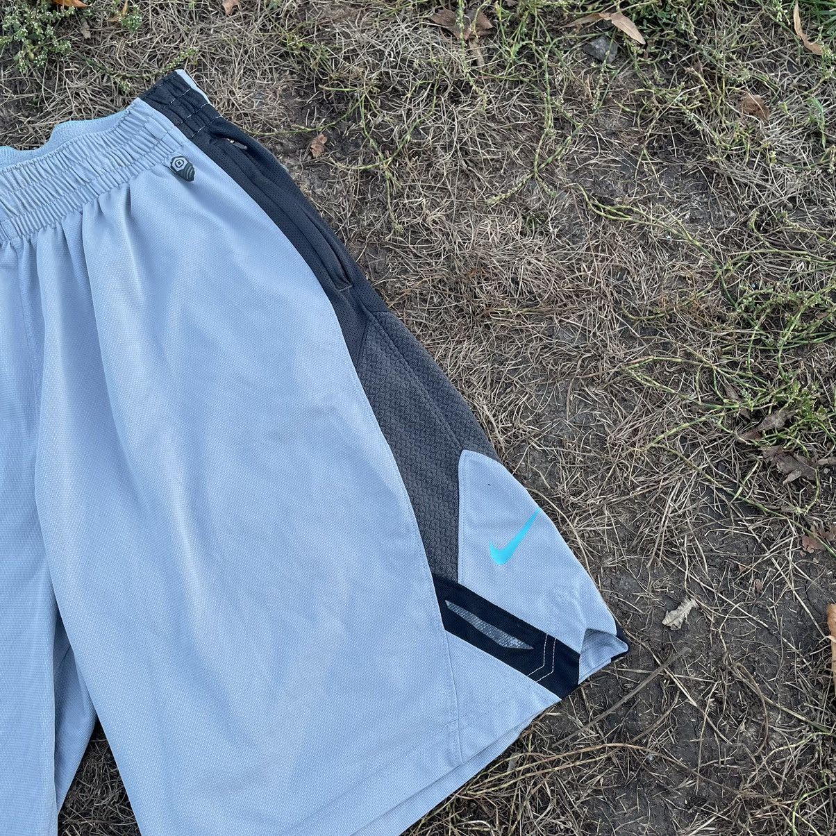 Nike Vintage Y2K Drill Nike Swoosh Logo Shorts Streetwear 90s Size US 34 / EU 50 - 3 Thumbnail