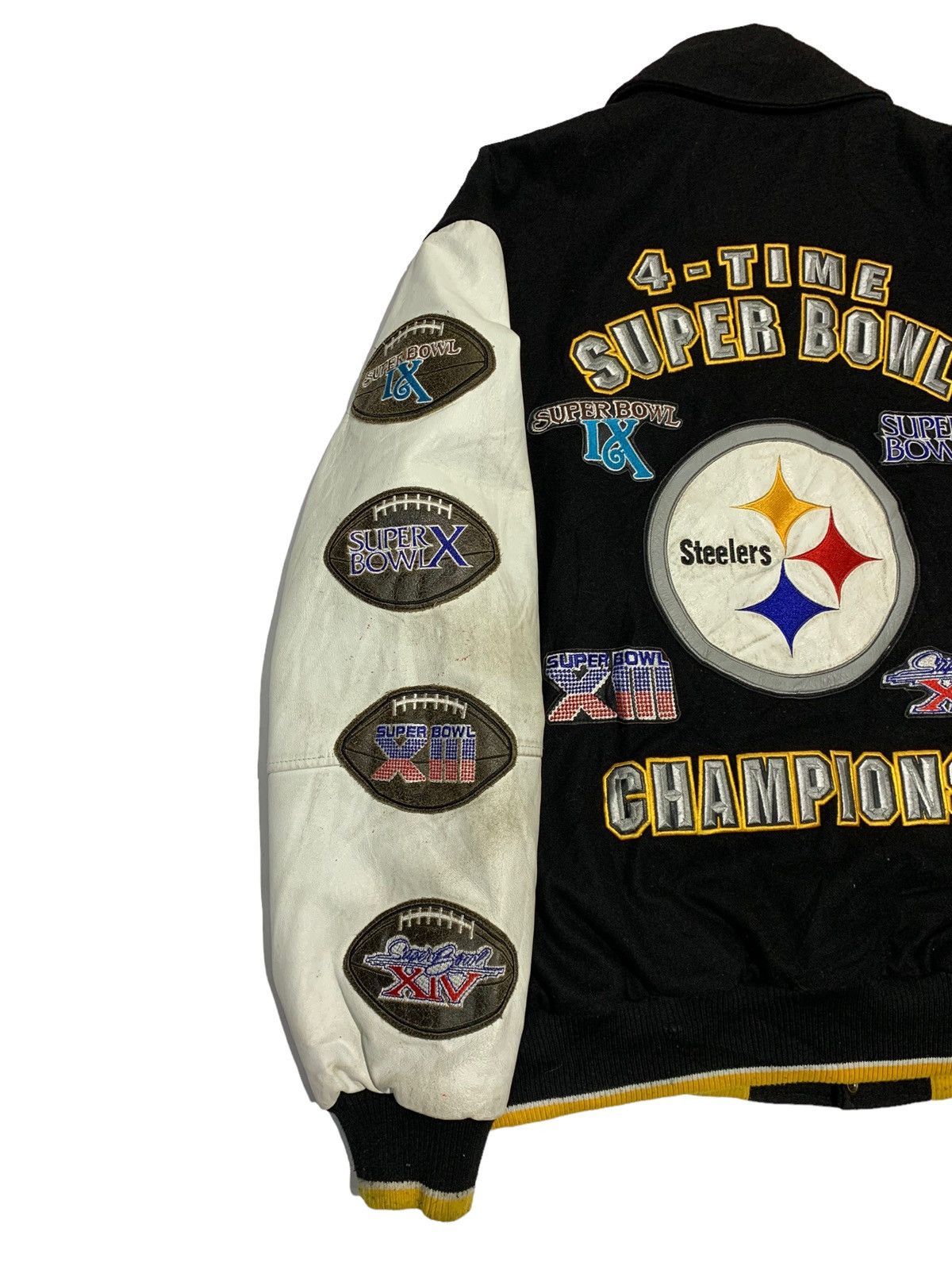NFL 🔥LIMITED EDITIONS P.STEELERS NFL VARSITY JACKET Size US XL / EU 56 / 4 - 2 Thumbnail