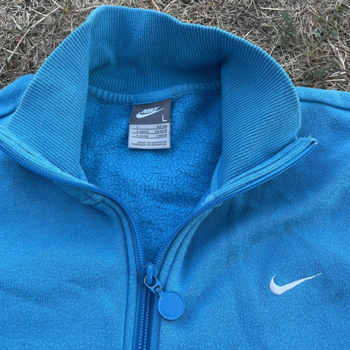 Vintage Vintage Y2K Nike Logo Fleece Jacket Sky Blue Drip Grunge L Size US L / EU 52-54 / 3 - 6 Thumbnail