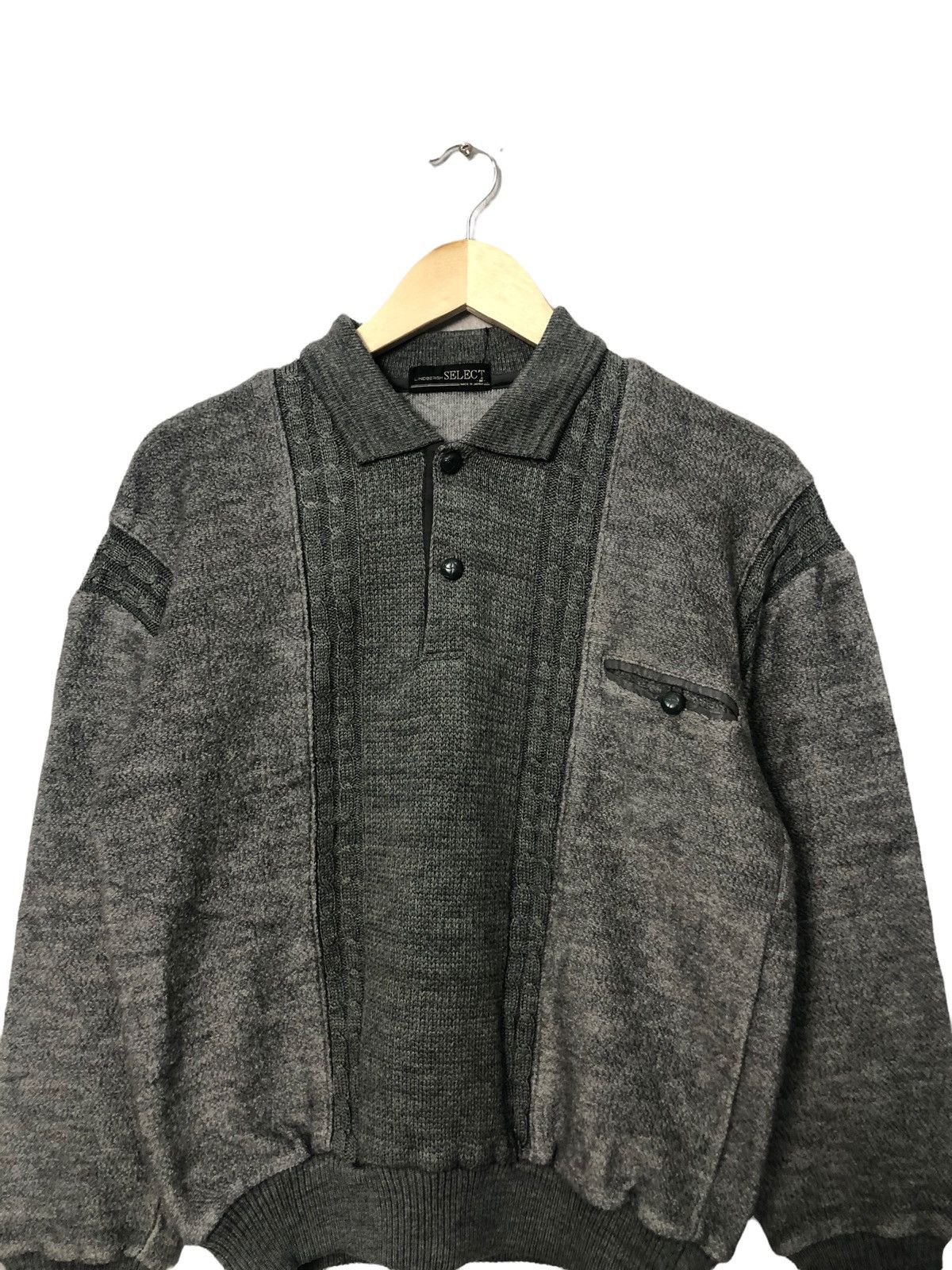 Japanese Brand Vintage Lindbergh Collar Sweatshirt Made in Japan Size US M / EU 48-50 / 2 - 4 Thumbnail
