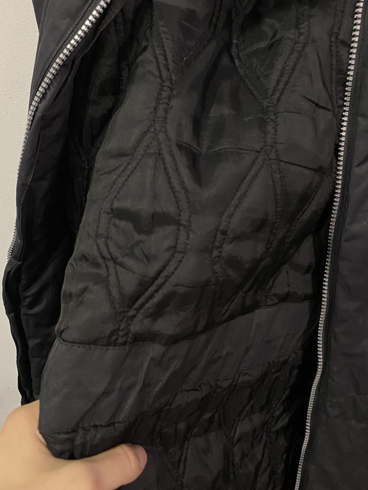 Vintage × Yves Saint Laurent Warm YSL Jacket Black Long Saint Laurent Parka Bomber winter Size US M / EU 48-50 / 2 - 15 Thumbnail