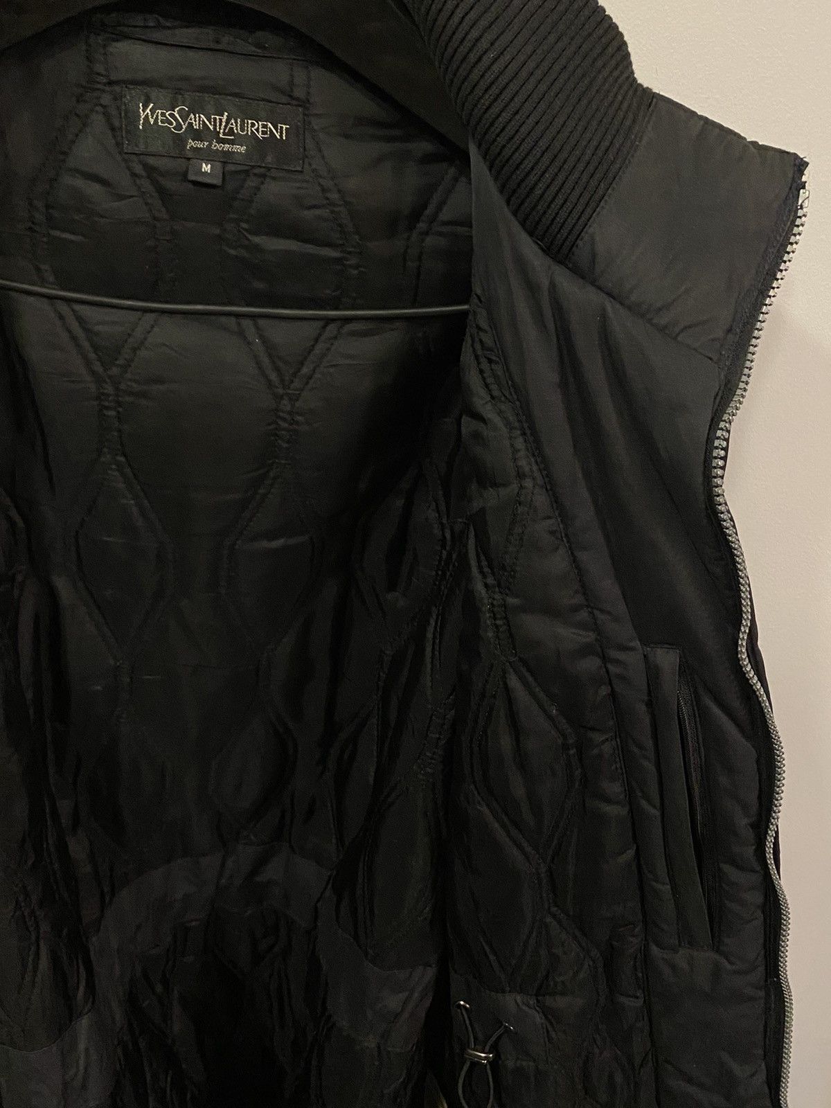 Vintage × Yves Saint Laurent Warm YSL Jacket Black Long Saint Laurent Parka Bomber winter Size US M / EU 48-50 / 2 - 14 Thumbnail