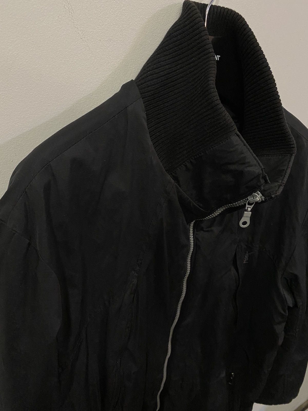 Vintage × Yves Saint Laurent Warm YSL Jacket Black Long Saint Laurent Parka Bomber winter Size US M / EU 48-50 / 2 - 6 Thumbnail