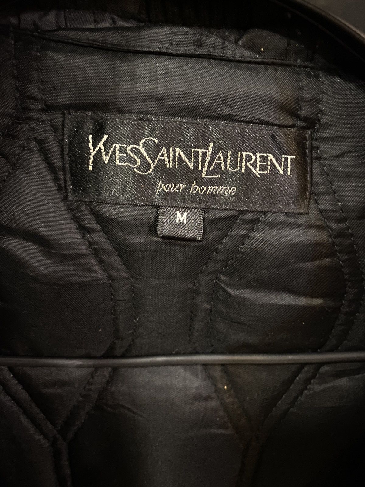 Vintage × Yves Saint Laurent Warm YSL Jacket Black Long Saint Laurent Parka Bomber winter Size US M / EU 48-50 / 2 - 8 Thumbnail