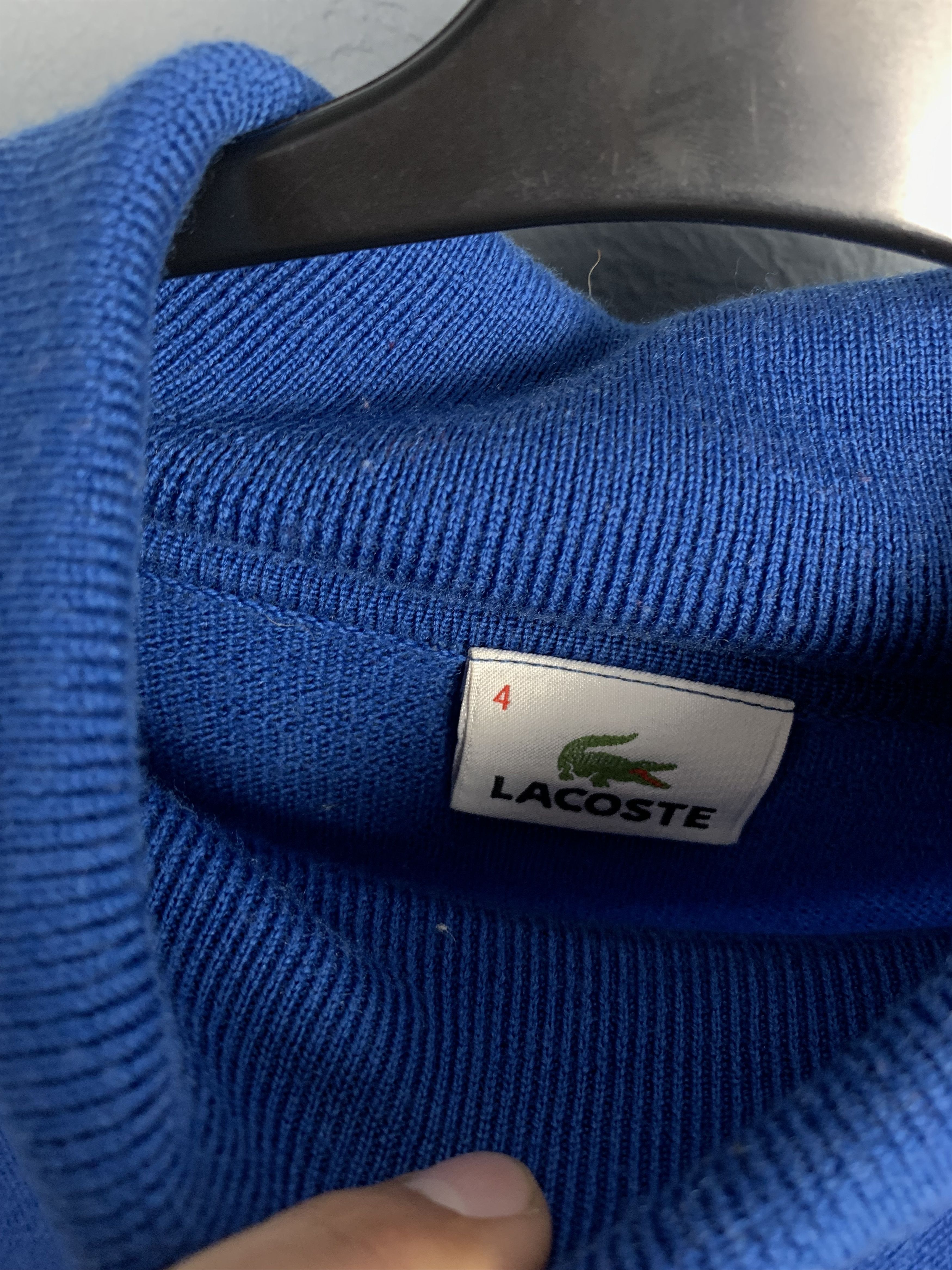 Lacoste Lacoste Turtleneck High Neck Mens Wool Sweater Size US M / EU 48-50 / 2 - 3 Thumbnail