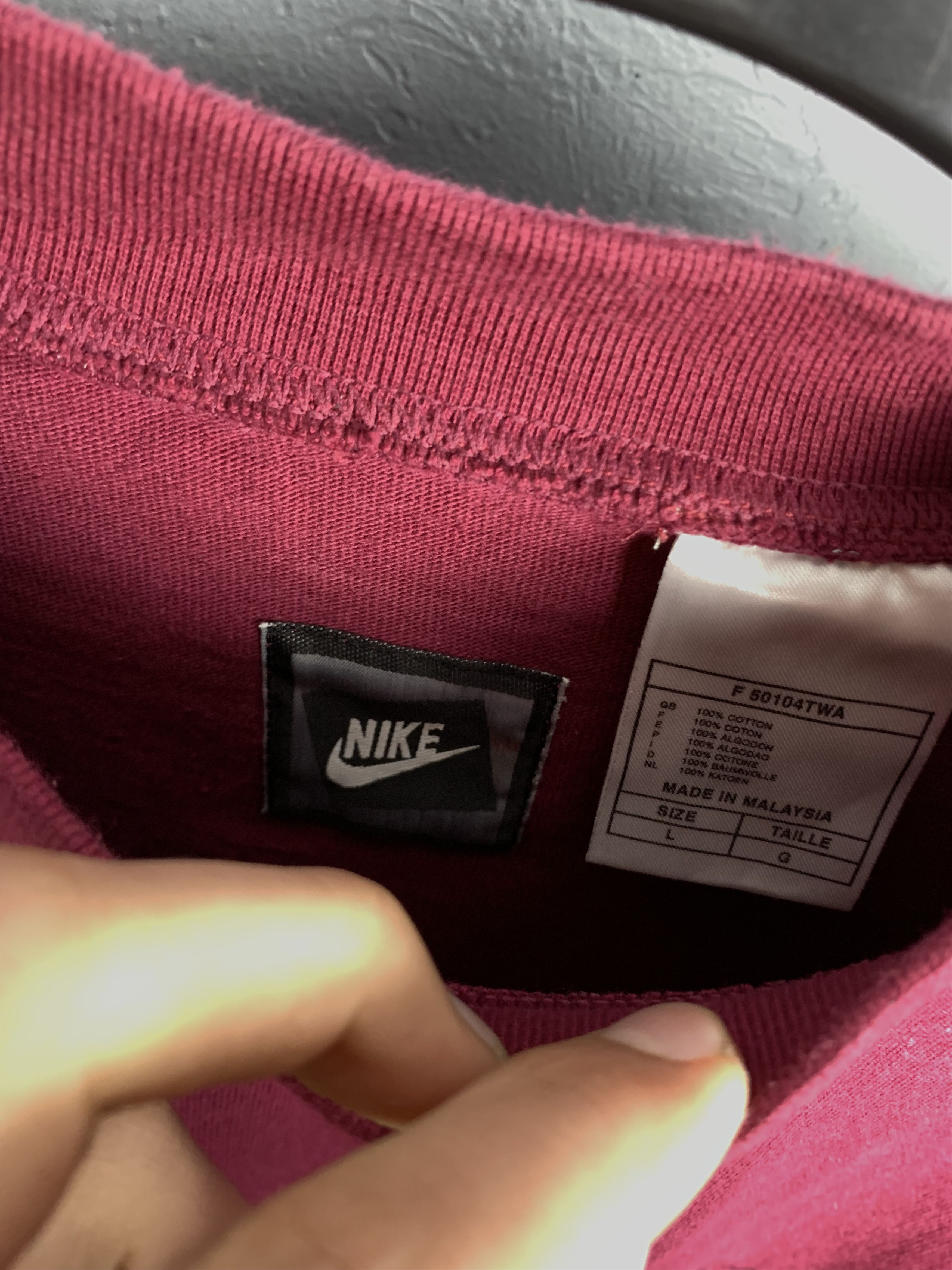 Nike Nike 90s Vintage Mens Sweatshirt Size US L / EU 52-54 / 3 - 3 Thumbnail