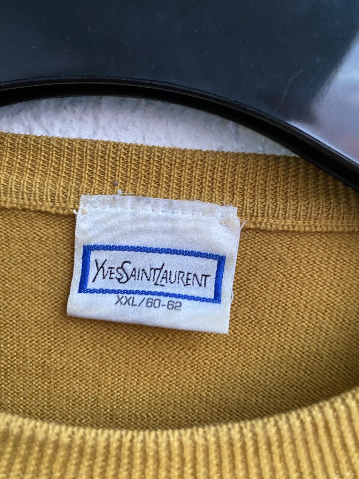 Yves Saint Laurent Wool YSL Sweater Soft YSL Sweatshirt 90s Old Money Size US XXL / EU 58 / 5 - 2 Thumbnail