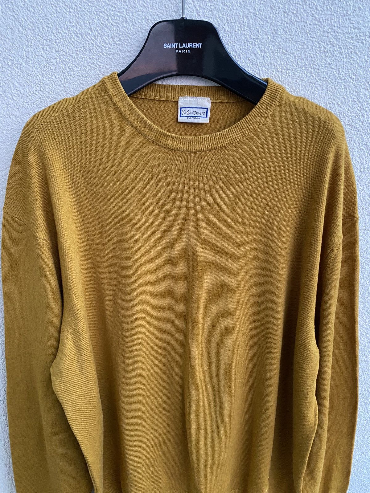 Yves Saint Laurent Wool YSL Sweater Soft YSL Sweatshirt 90s Old Money Size US XXL / EU 58 / 5 - 10 Thumbnail
