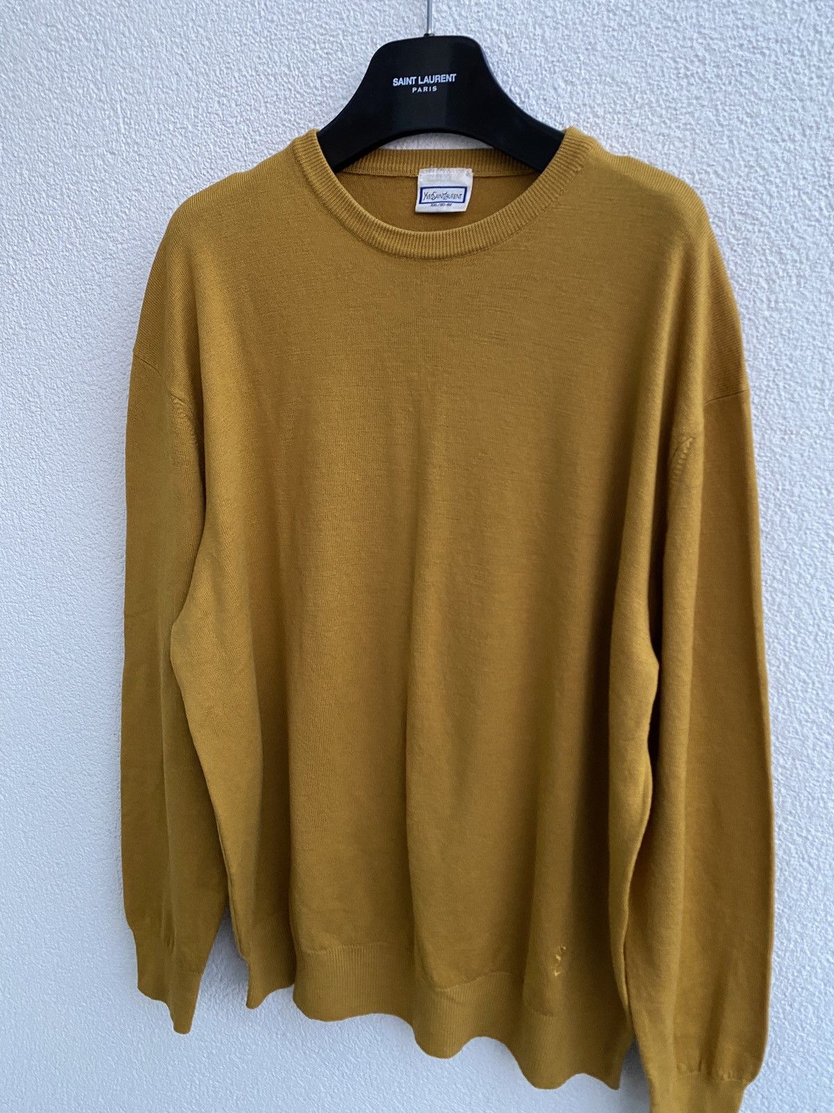 Yves Saint Laurent Wool YSL Sweater Soft YSL Sweatshirt 90s Old Money Size US XXL / EU 58 / 5 - 9 Thumbnail