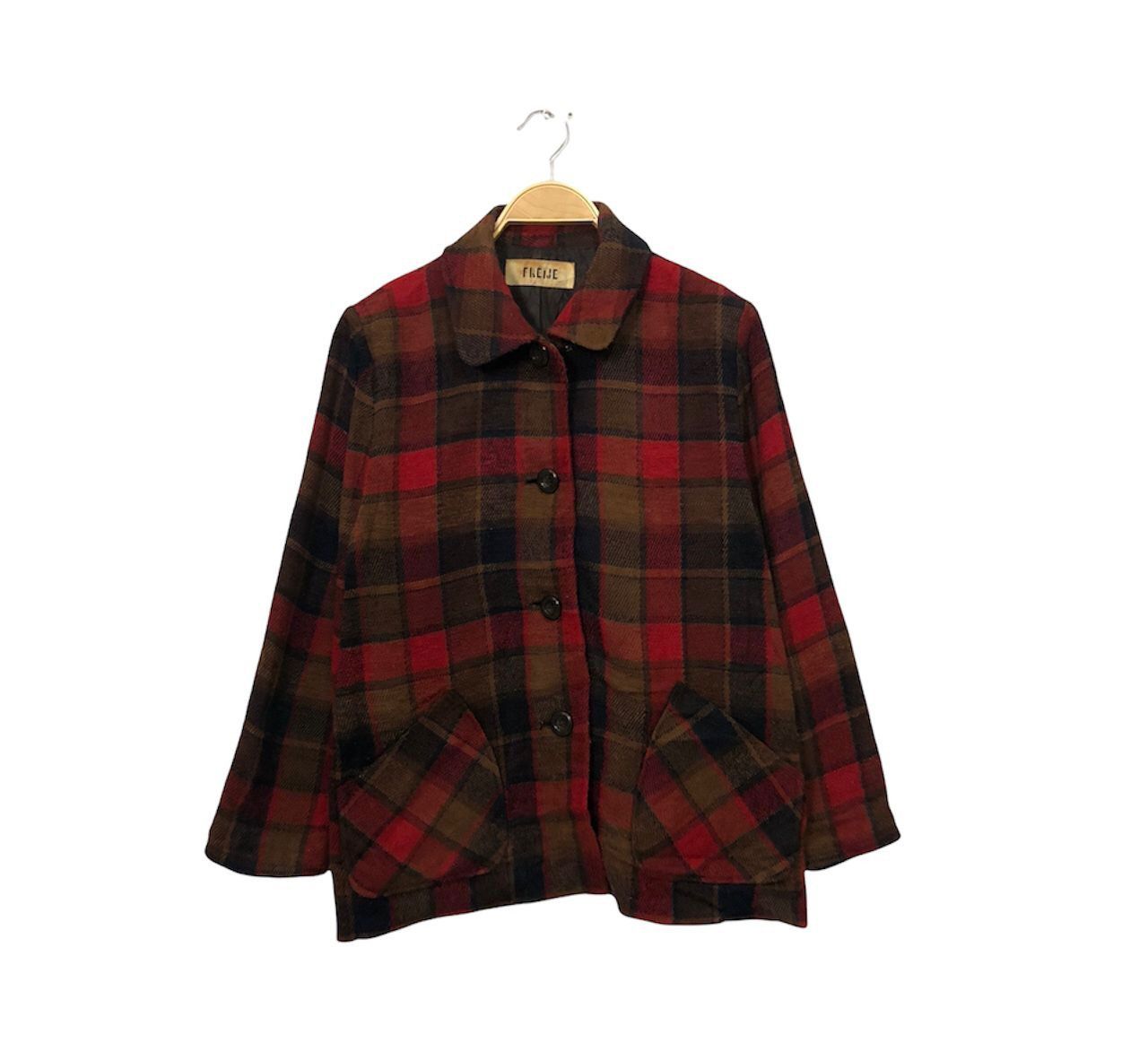 Vintage Freije Button Ups Plaid Jacket