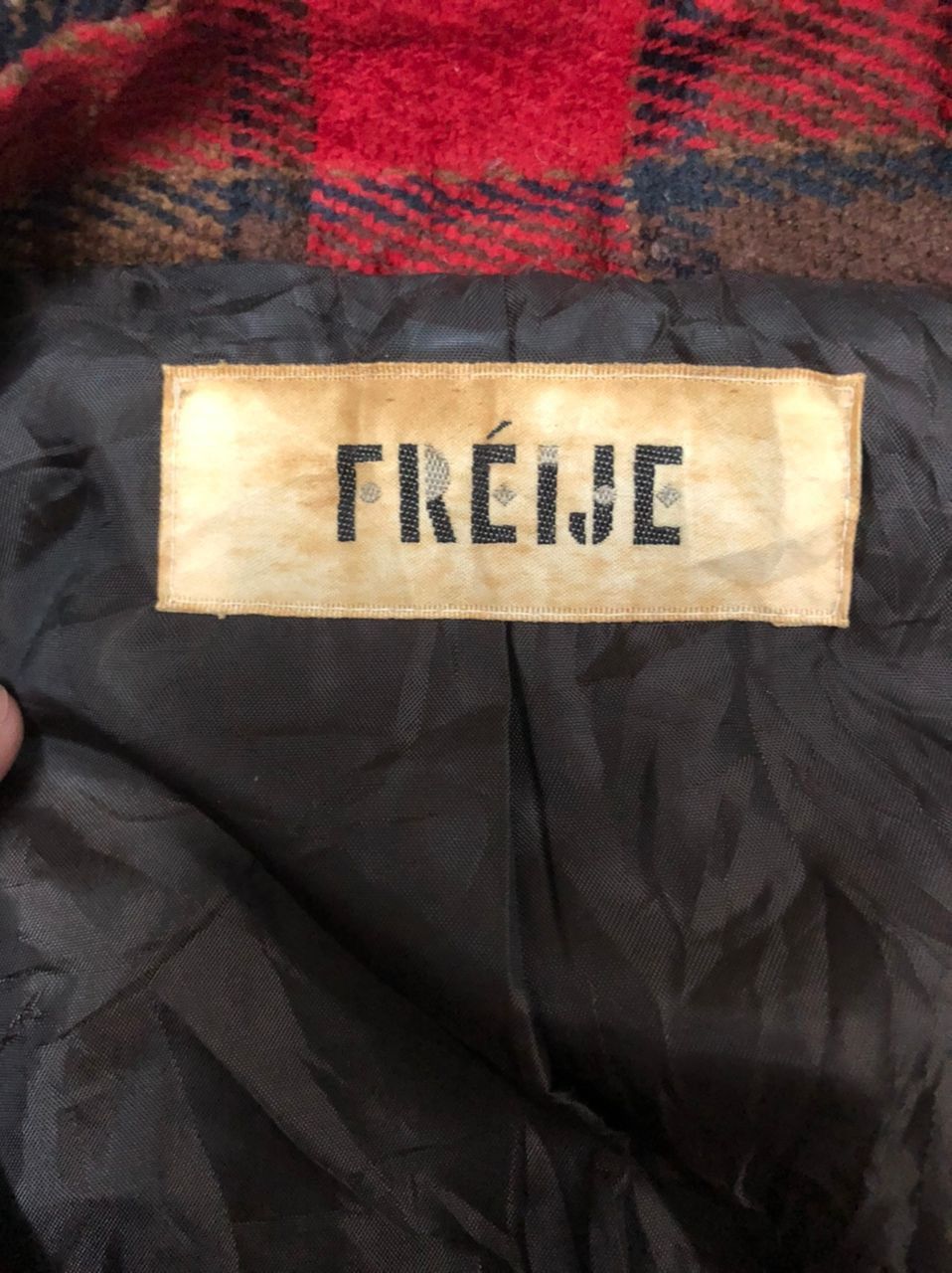 Japanese Brand Vintage Freije Button Ups Plaid Jacket Size US L / EU 52-54 / 3 - 9 Thumbnail