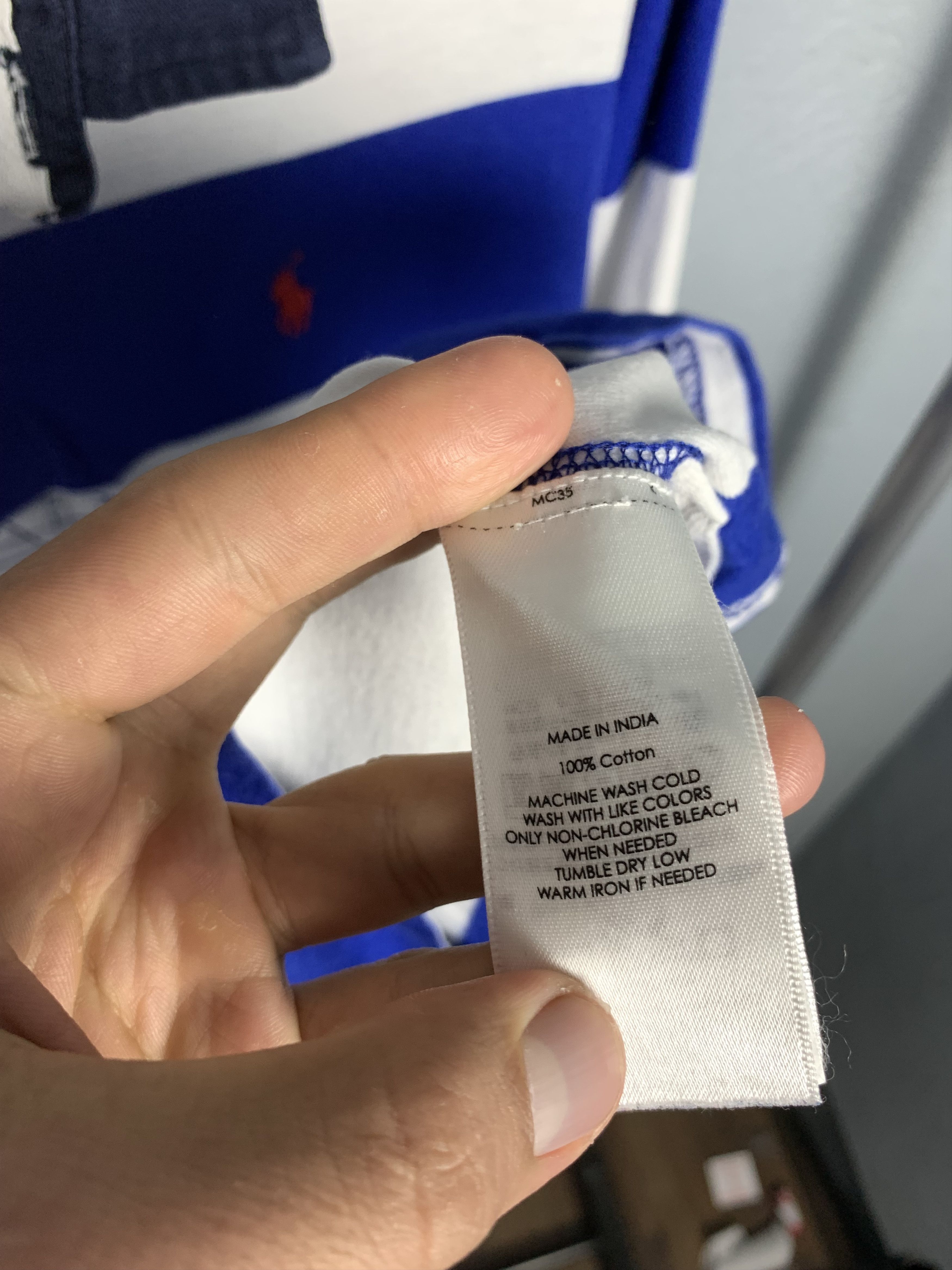 Polo Ralph Lauren Polo Ralph Lauren Vintage Mens Rugby Long Sleeve Polo Shirt Size US XS / EU 42 / 0 - 4 Thumbnail