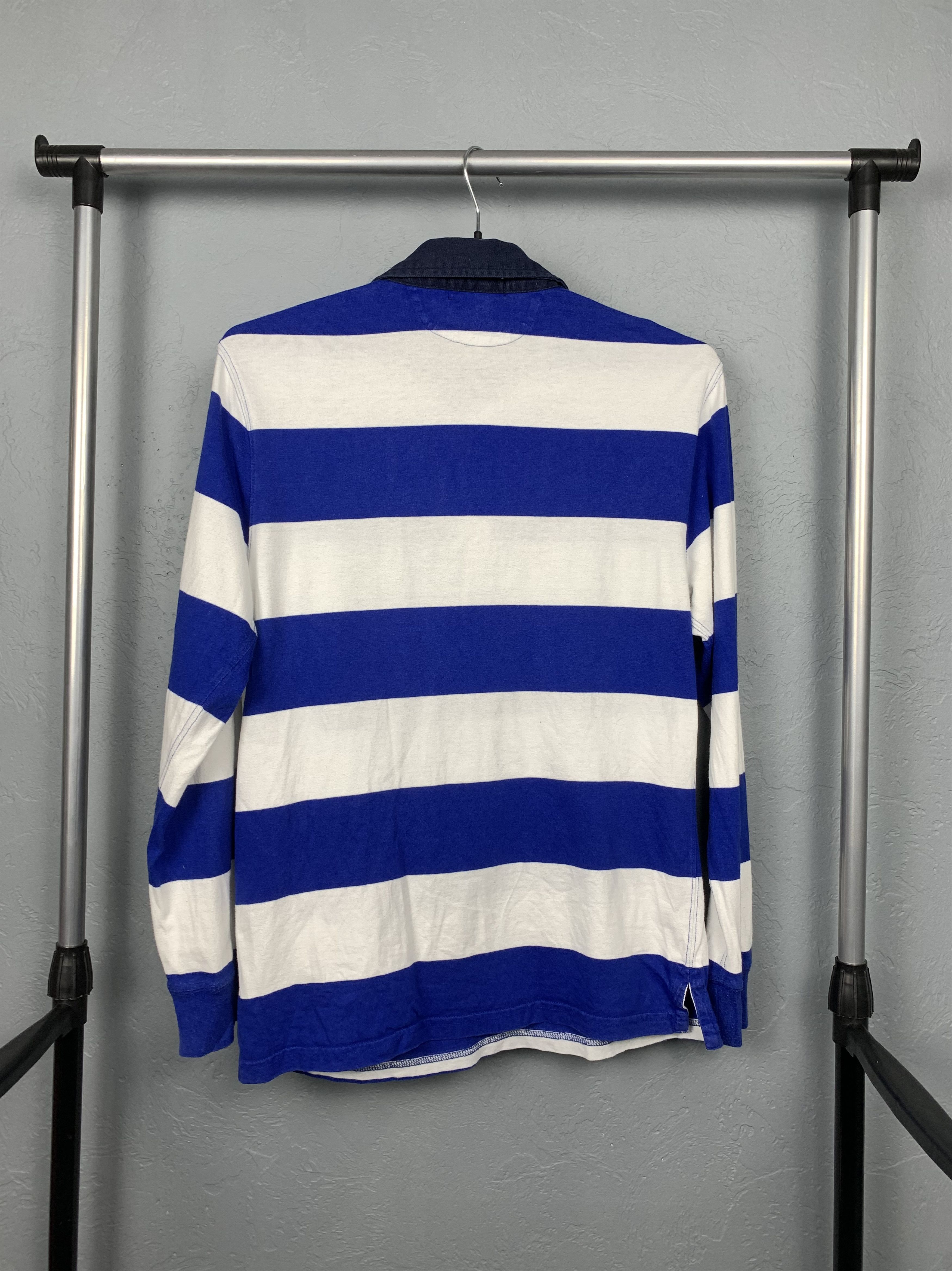 Polo Ralph Lauren Polo Ralph Lauren Vintage Mens Rugby Long Sleeve Polo Shirt Size US XS / EU 42 / 0 - 5 Thumbnail