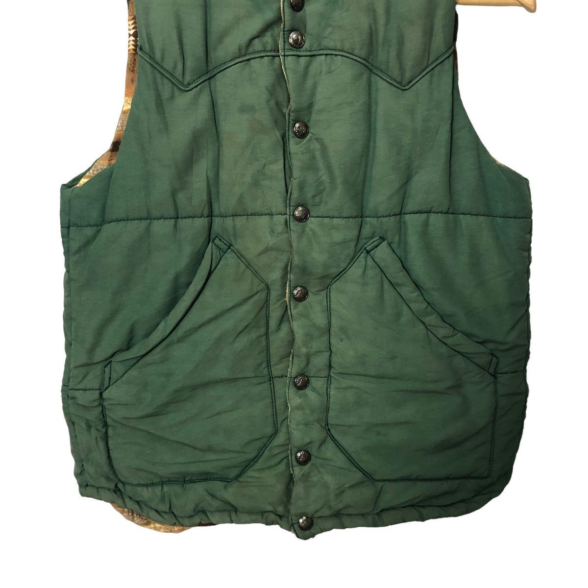 Japanese Brand Vintage GRN Reversible Button Ups Vest Size US S / EU 44-46 / 1 - 9 Thumbnail