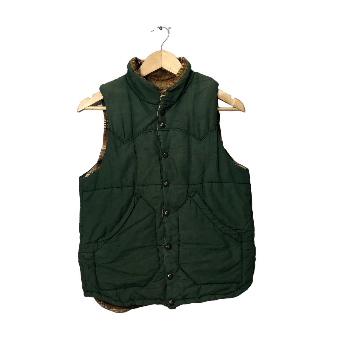 Japanese Brand Vintage GRN Reversible Button Ups Vest Size US S / EU 44-46 / 1 - 7 Thumbnail