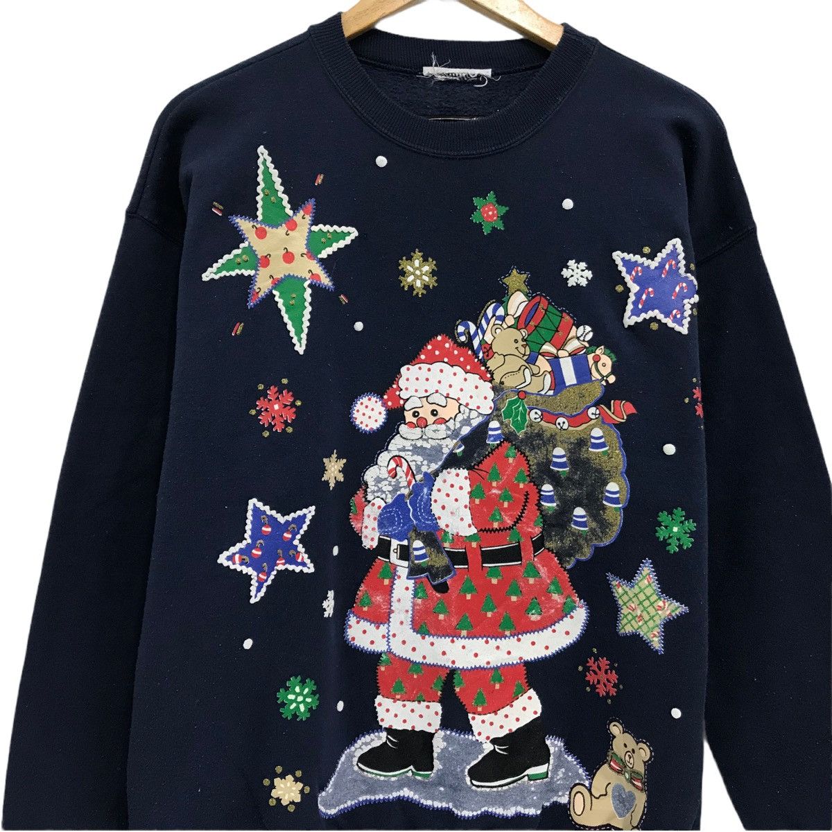 Other × Vintage Vintage Christmas Sweatshirt Big Logo Santa Claus Size US L / EU 52-54 / 3 - 2 Thumbnail