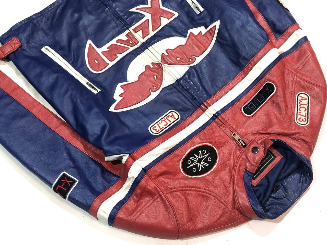 Red Bull XLand Arizona Leather Jacket Racing Made in USA Size US M / EU 48-50 / 2 - 5 Thumbnail
