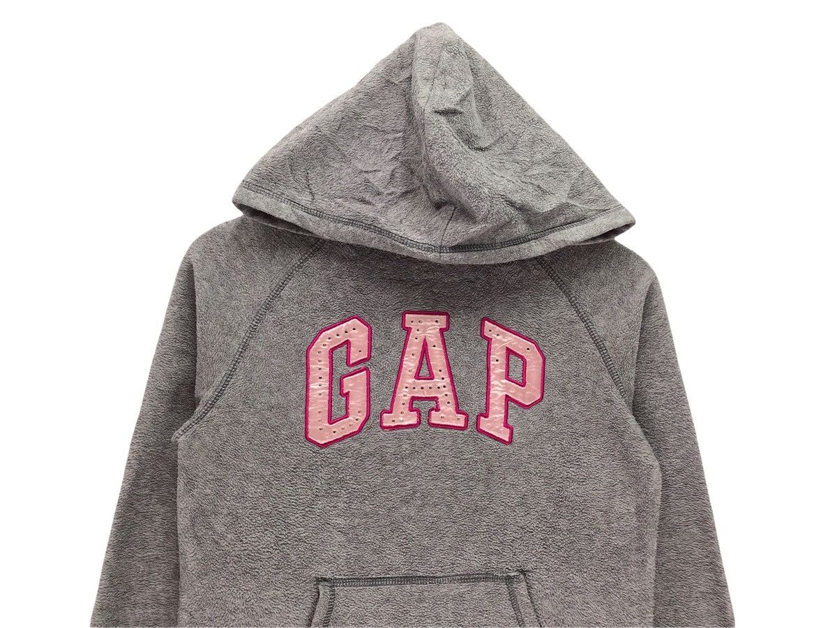 Gap × Japanese Brand × Vintage Vintage Gap Big Logo Spellout Hoodie Size S / US 4 / IT 40 - 2 Thumbnail