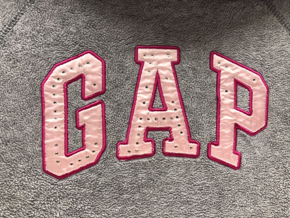 Gap × Japanese Brand × Vintage Vintage Gap Big Logo Spellout Hoodie Size S / US 4 / IT 40 - 3 Thumbnail
