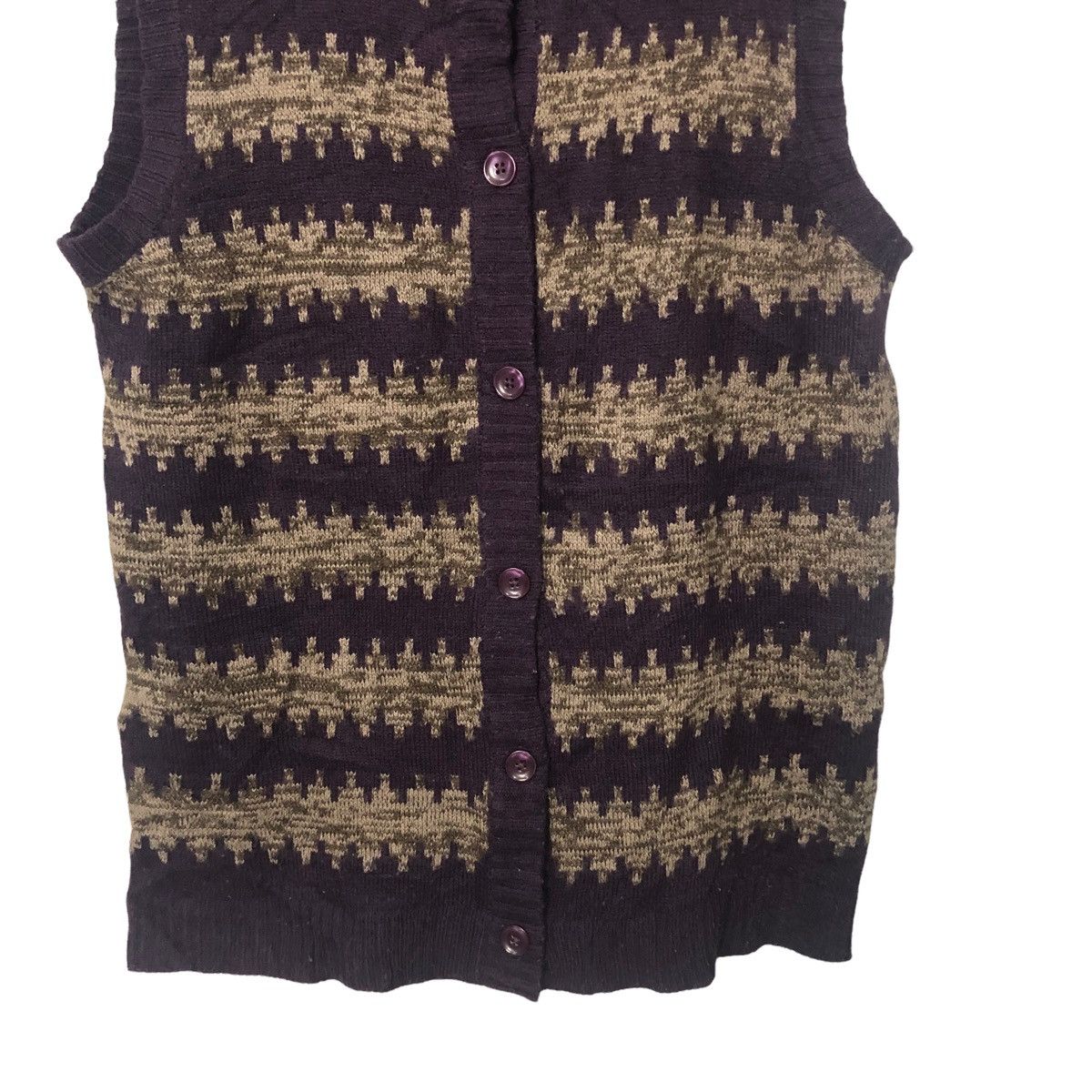 Aran Isles Knitwear Vintage Ven Button Ups Pattern Knitwear Vest Size US M / EU 48-50 / 2 - 3 Thumbnail
