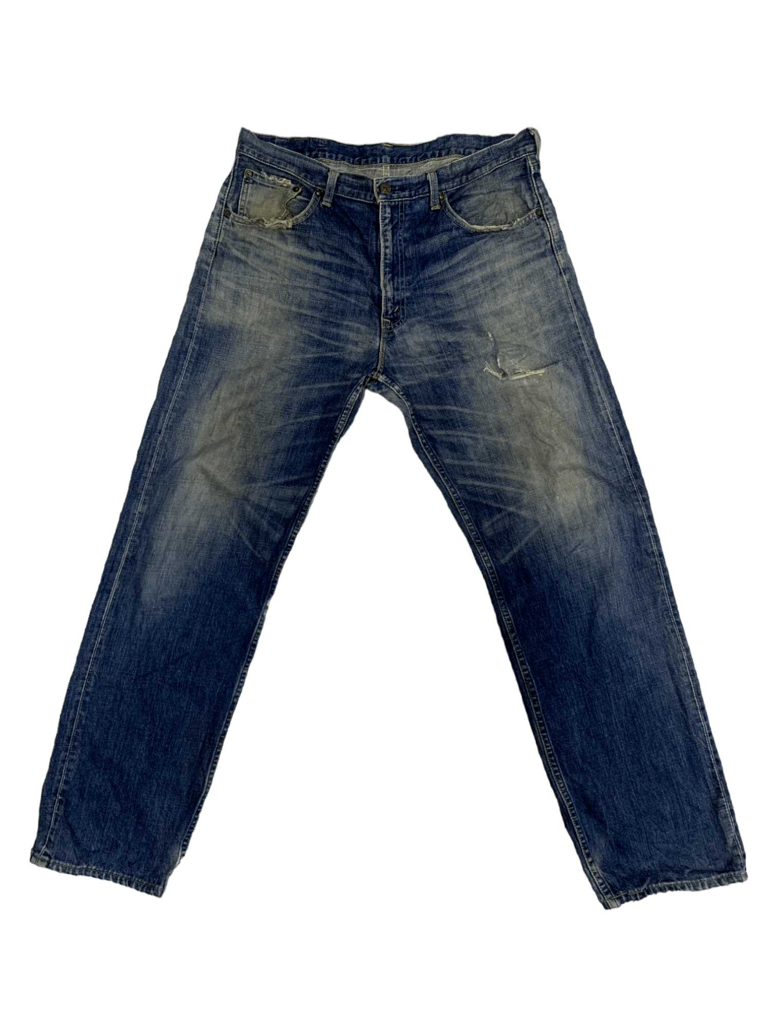 Levi's × Levi's Vintage Clothing Vintage 90s Levis 503 Mud Wash Distressed Baggy Jeans 34x32 Size US 34 / EU 50 - 1 Thumbnail
