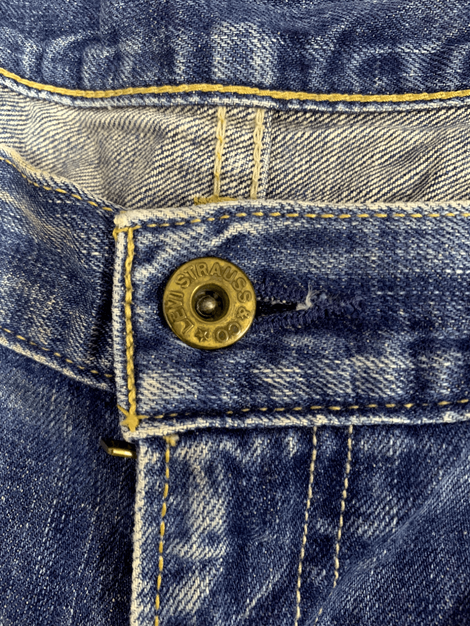 Levi's × Levi's Vintage Clothing Vintage 90s Levis 503 Mud Wash Distressed Baggy Jeans 34x32 Size US 34 / EU 50 - 4 Thumbnail
