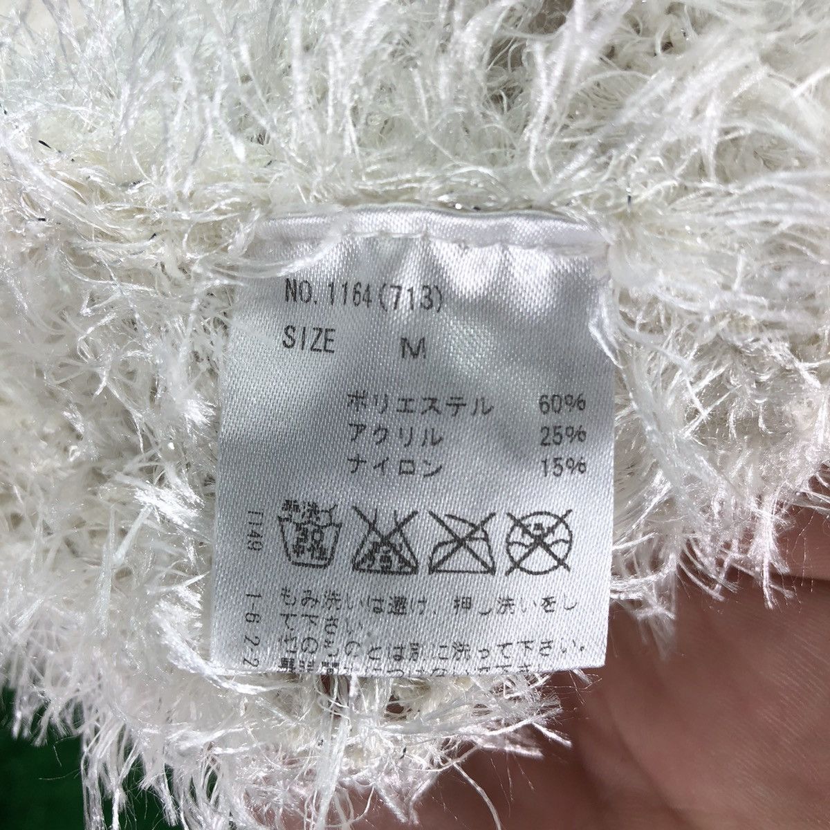 Japanese Brand CECIL McBee Mohair Fur Cardigan Luxury Style For Ladies Size XS / US 0-2 / IT 36-38 - 12 Thumbnail