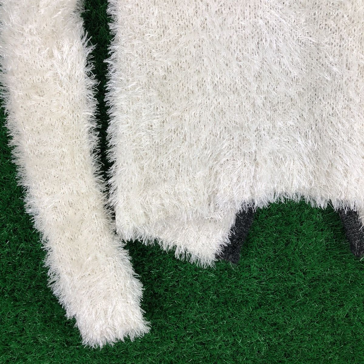 Japanese Brand CECIL McBee Mohair Fur Cardigan Luxury Style For Ladies Size XS / US 0-2 / IT 36-38 - 6 Thumbnail