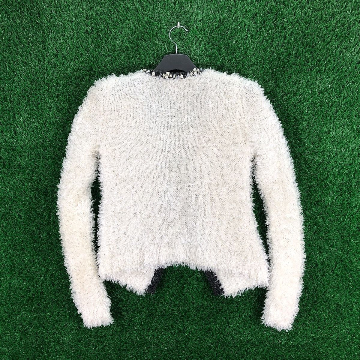 Japanese Brand CECIL McBee Mohair Fur Cardigan Luxury Style For Ladies Size XS / US 0-2 / IT 36-38 - 4 Thumbnail