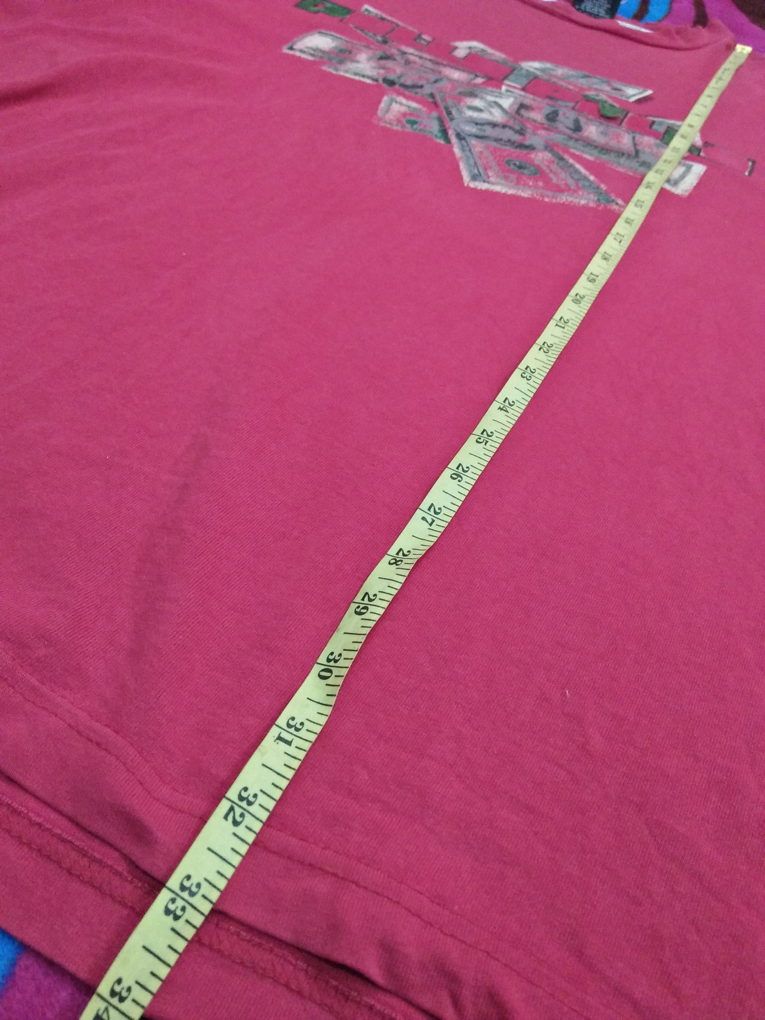 Pelle Pelle × Vintage MARK BUCHANAN Pelle Pelle Vintage Big Graphic Red Tee Size US XXL / EU 58 / 5 - 8 Thumbnail
