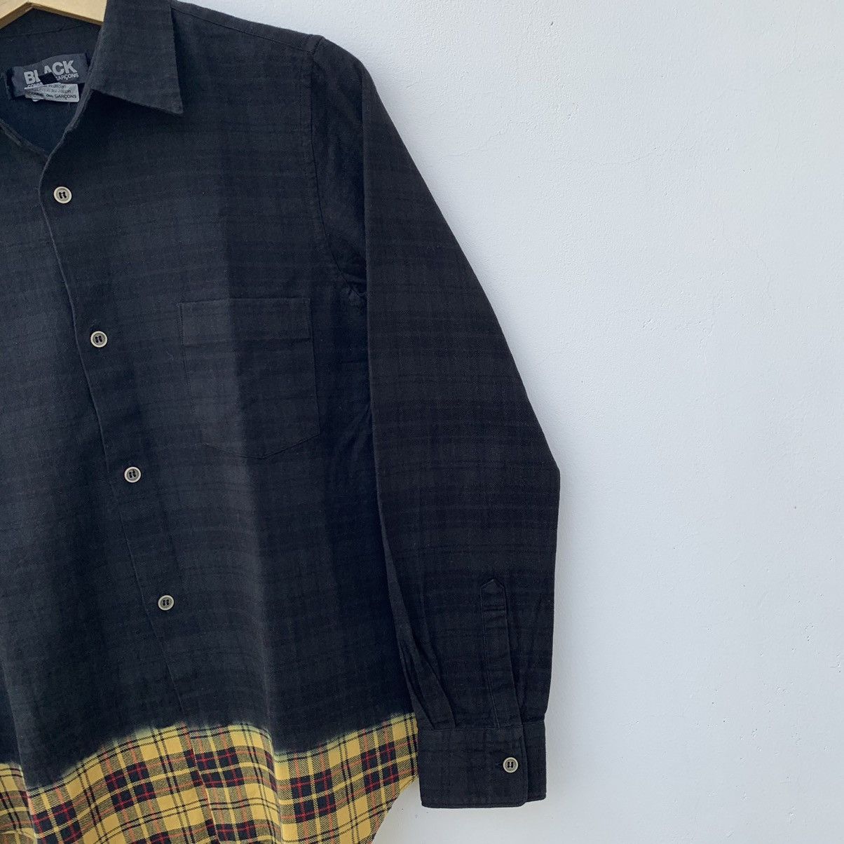 Comme des Garcons × Comme des Garcons Black Black Comme des Garcons Flannel Shirt Size US M / EU 48-50 / 2 - 7 Thumbnail