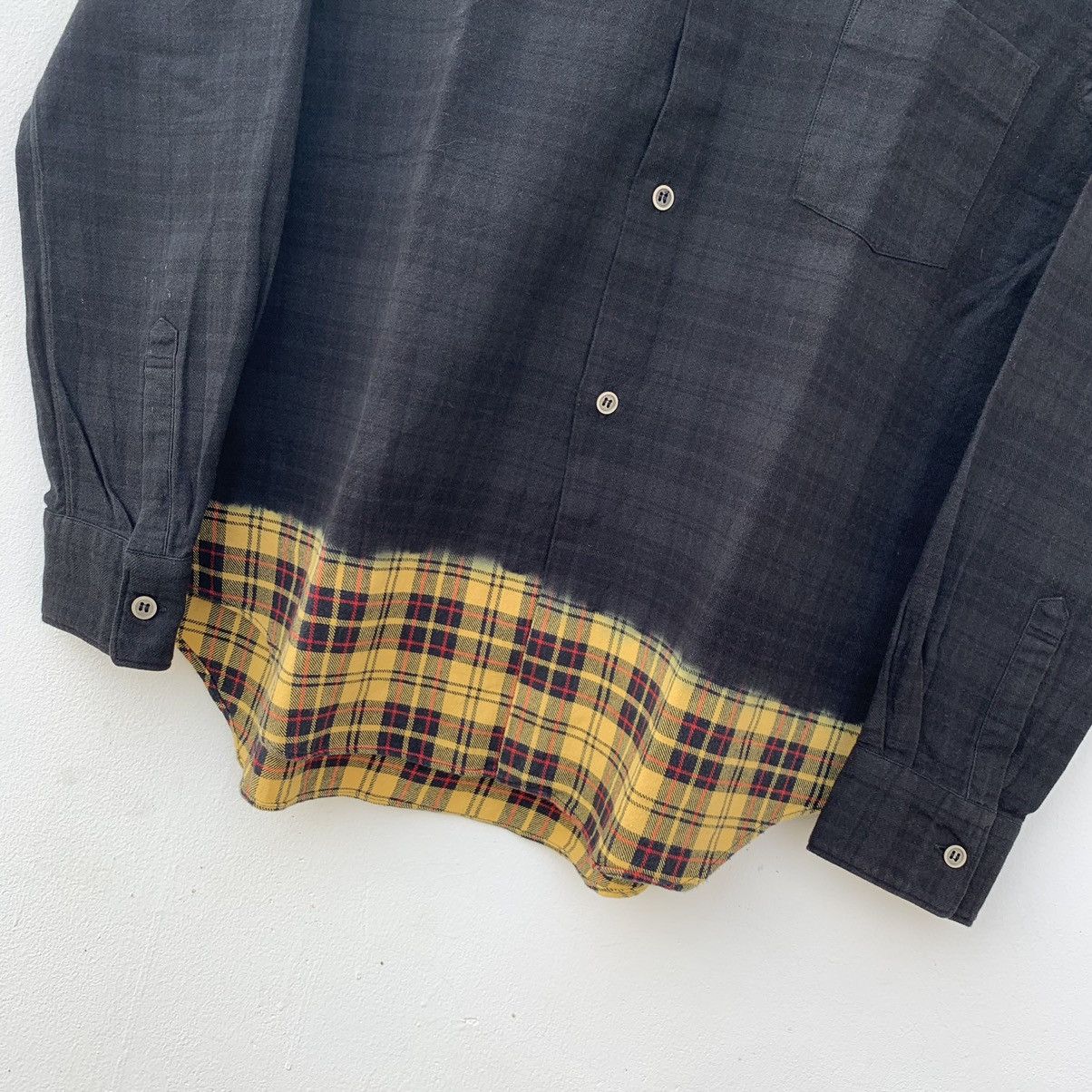 Comme des Garcons × Comme des Garcons Black Black Comme des Garcons Flannel Shirt Size US M / EU 48-50 / 2 - 5 Thumbnail