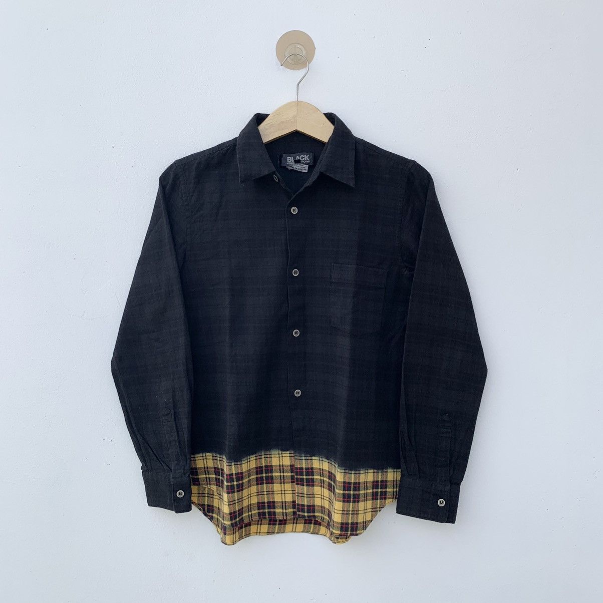 Comme des Garcons × Comme des Garcons Black Black Comme des Garcons Flannel Shirt Size US M / EU 48-50 / 2 - 1 Thumbnail