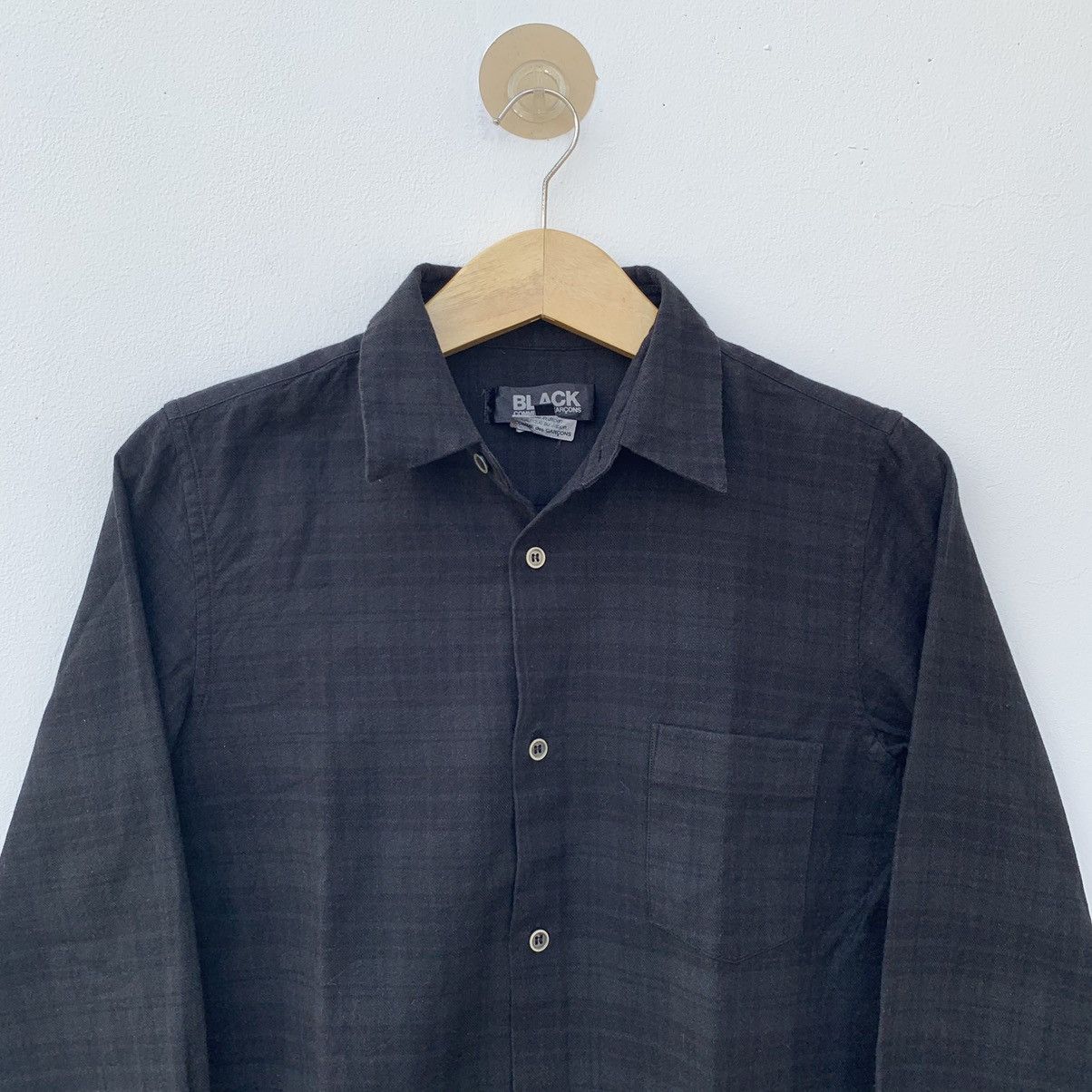 Comme des Garcons × Comme des Garcons Black Black Comme des Garcons Flannel Shirt Size US M / EU 48-50 / 2 - 3 Thumbnail