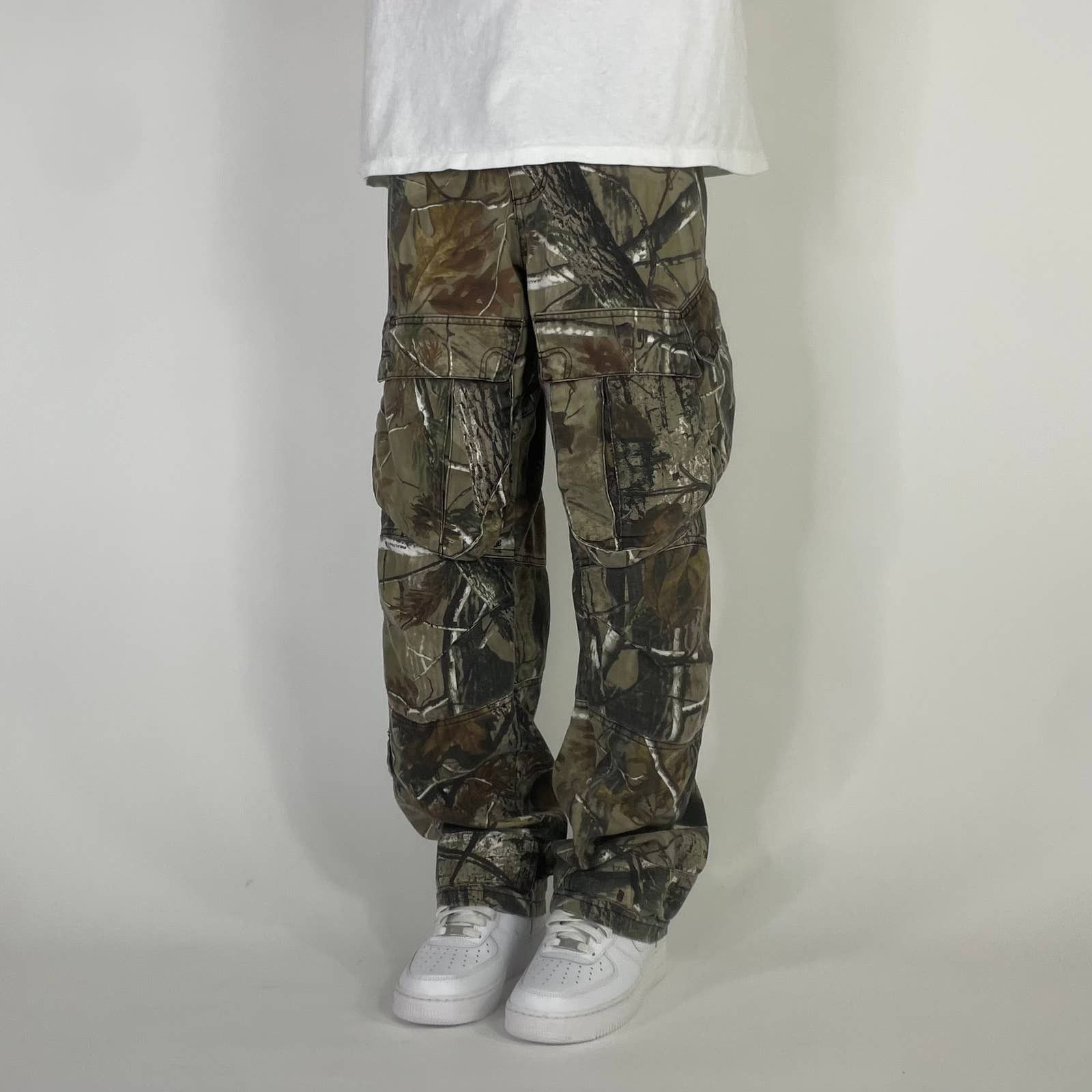 Japanese Brand Vintage 90's Camouflage Multi Tactical Cargo Streetwear Pant Size US 36 / EU 52 - 3 Thumbnail