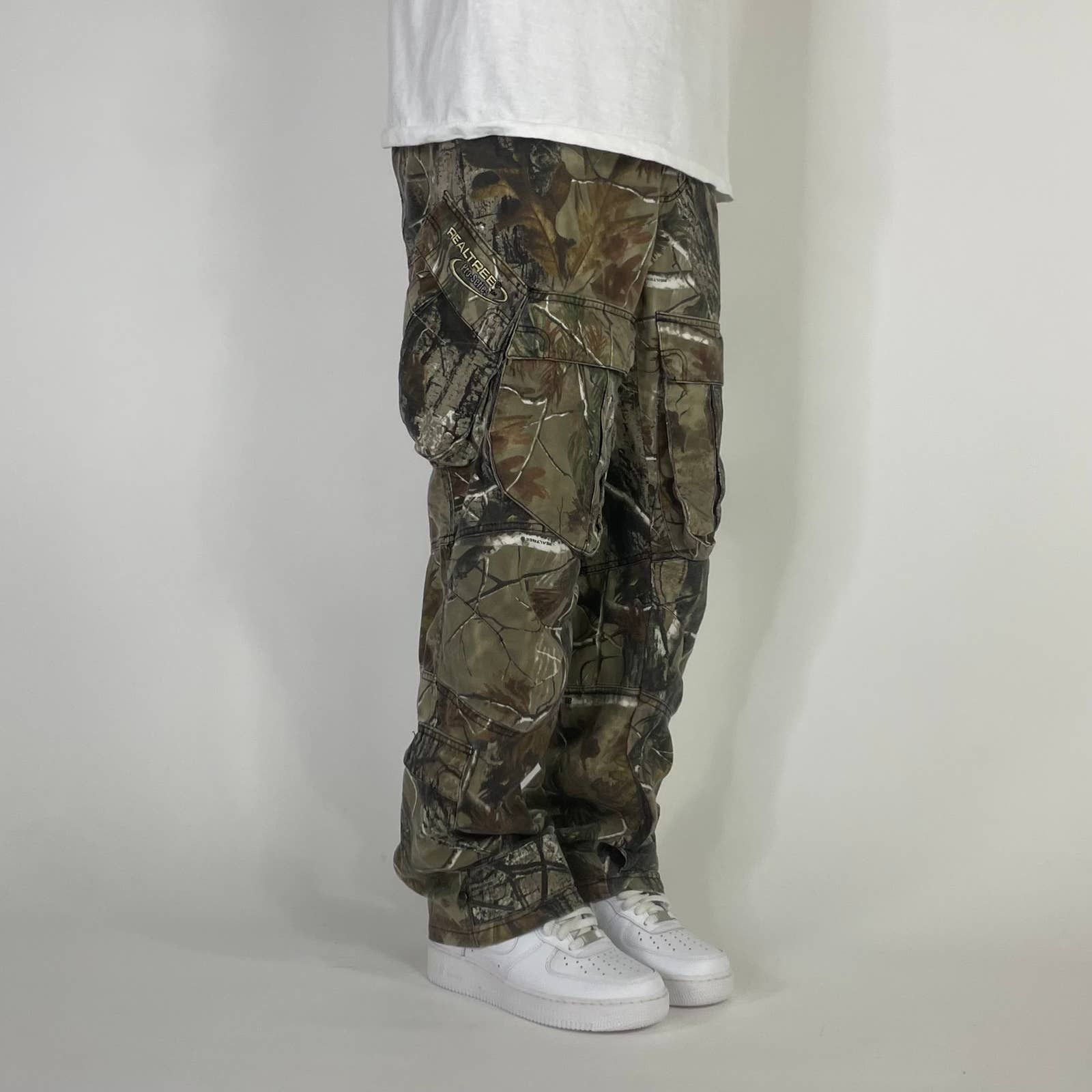 Japanese Brand Vintage 90's Camouflage Multi Tactical Cargo Streetwear Pant Size US 36 / EU 52 - 4 Thumbnail